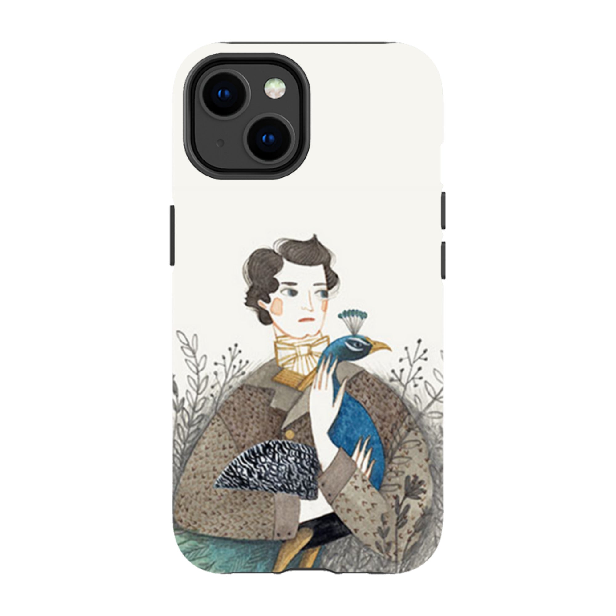 iPhone MagSafe Tough Case - Man With Peacock By Meghann Rader