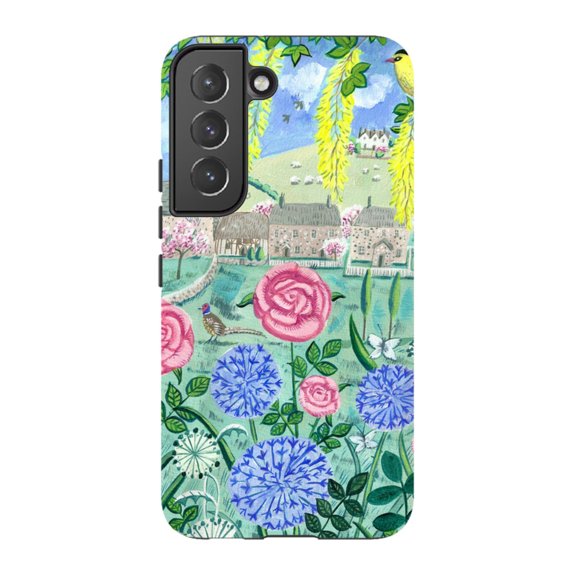 Samsung Tough Case - Village Floral By Mary Stubberfield