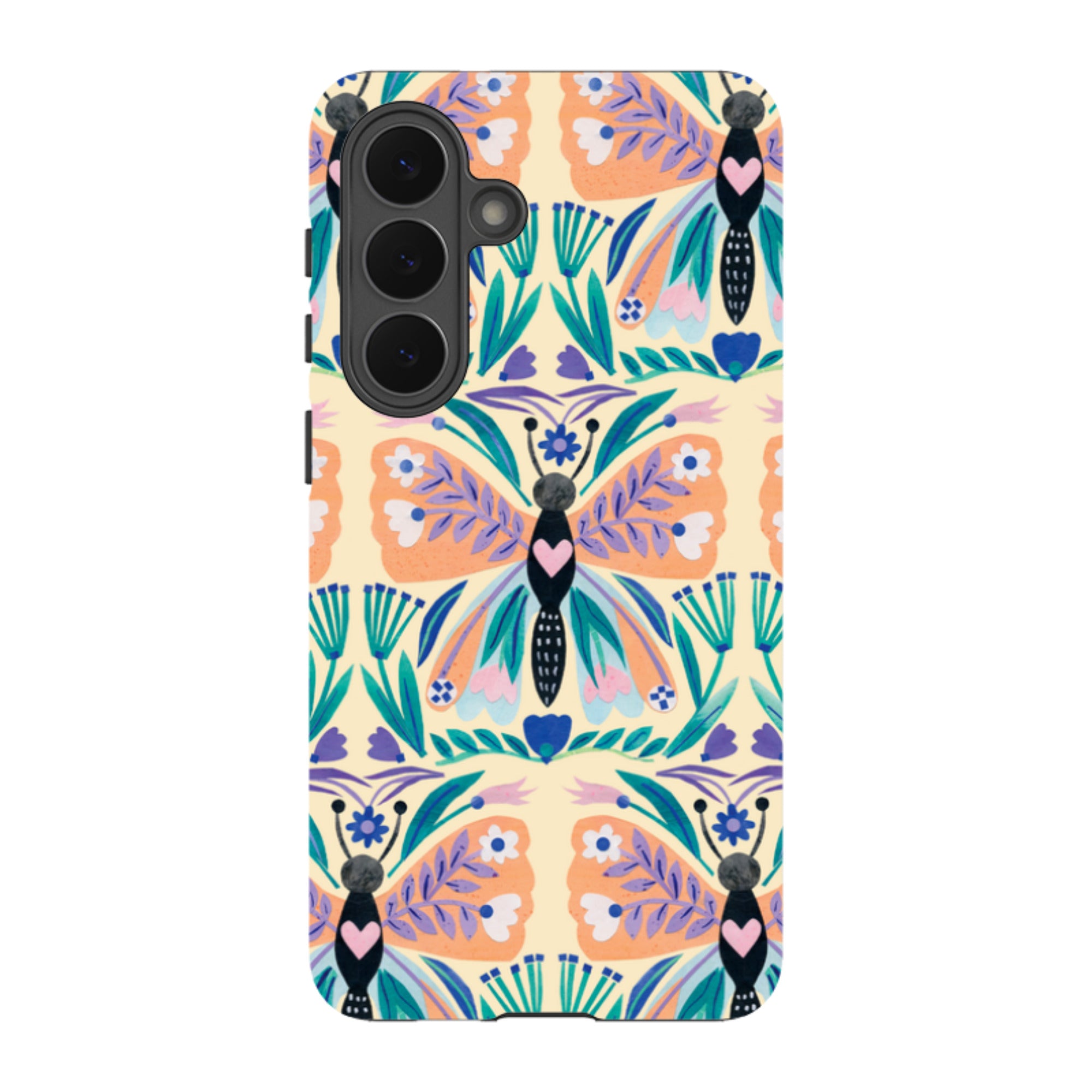 Samsung Tough Case - All Over Butterfly By Tracey English