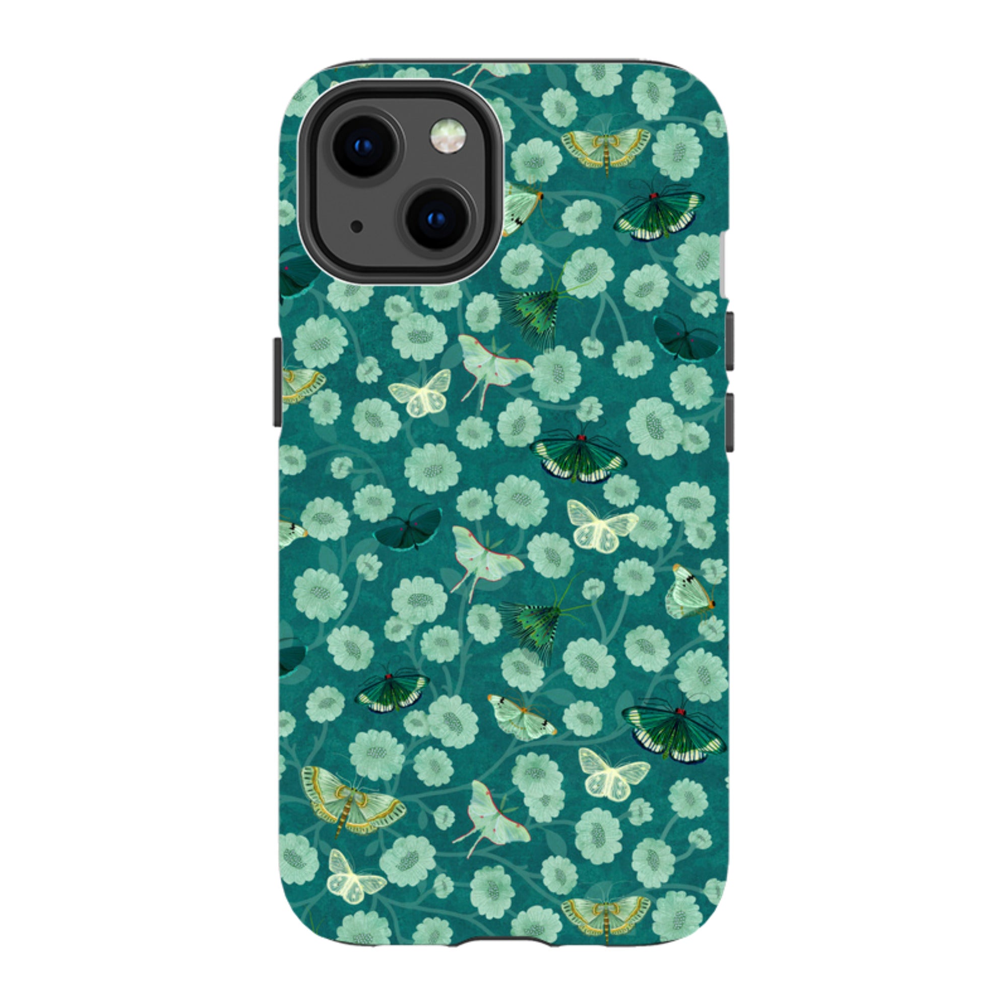 iPhone Tough Case - Small Moths 2 By Katherine Quinn