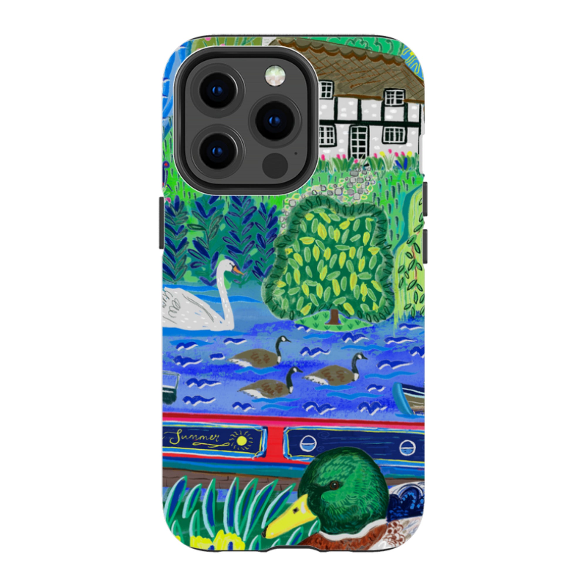 iPhone Tough Case - Canalside By Emma Frances Grant