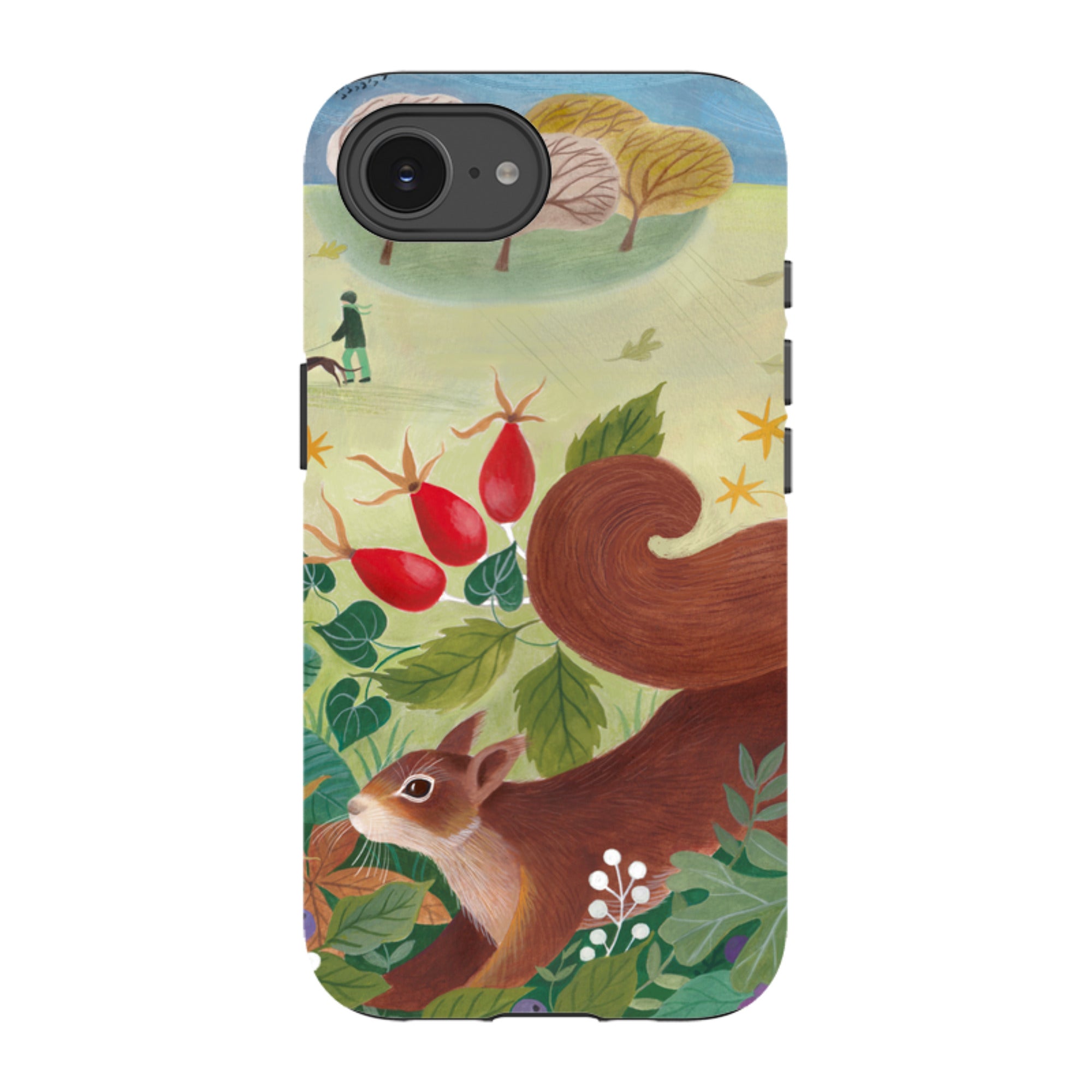 iPhone Tough Case - Autumn Squirrel By Bex Parkin