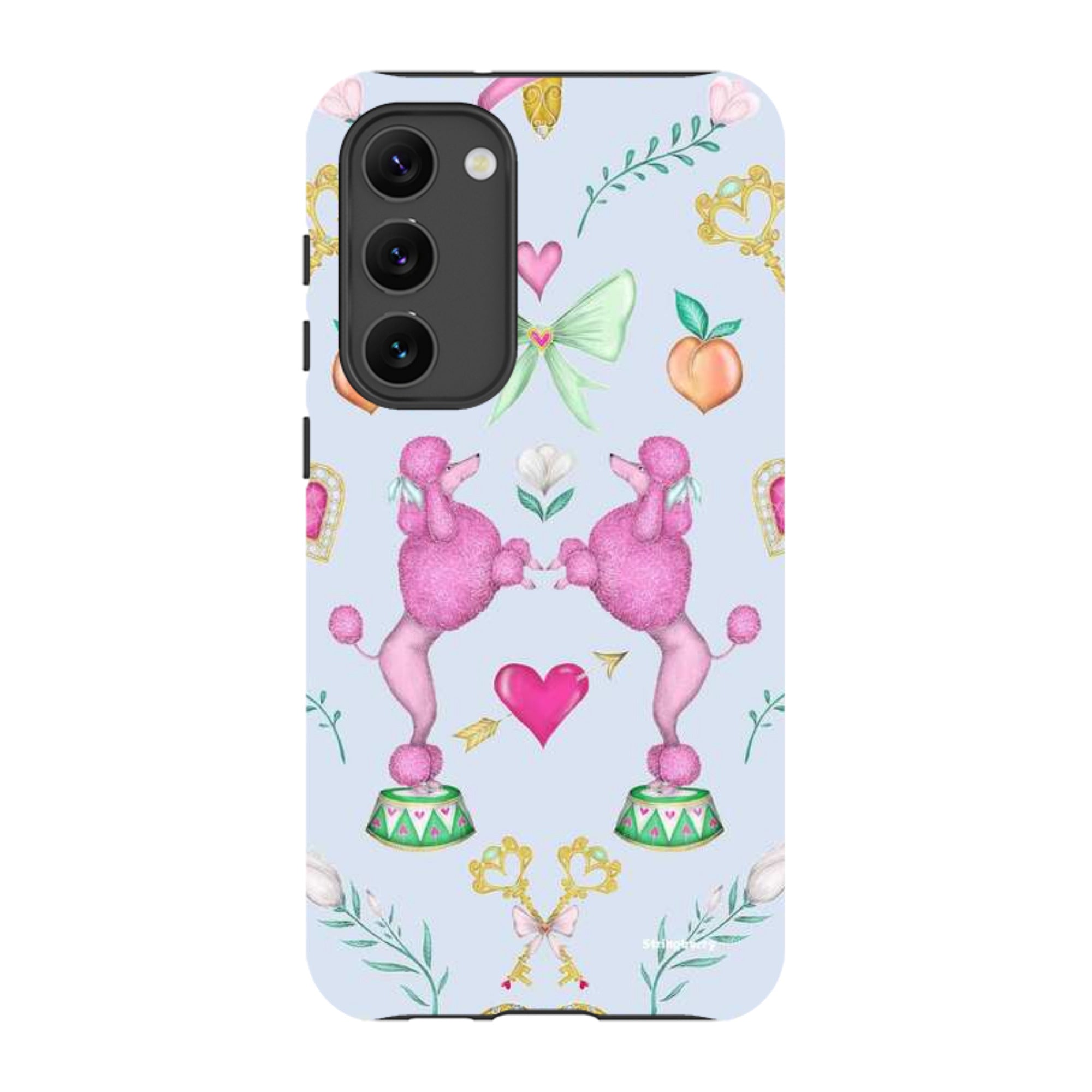 Samsung Tough Case - Pink Poodle Parlour Powder By Catherine Rowe