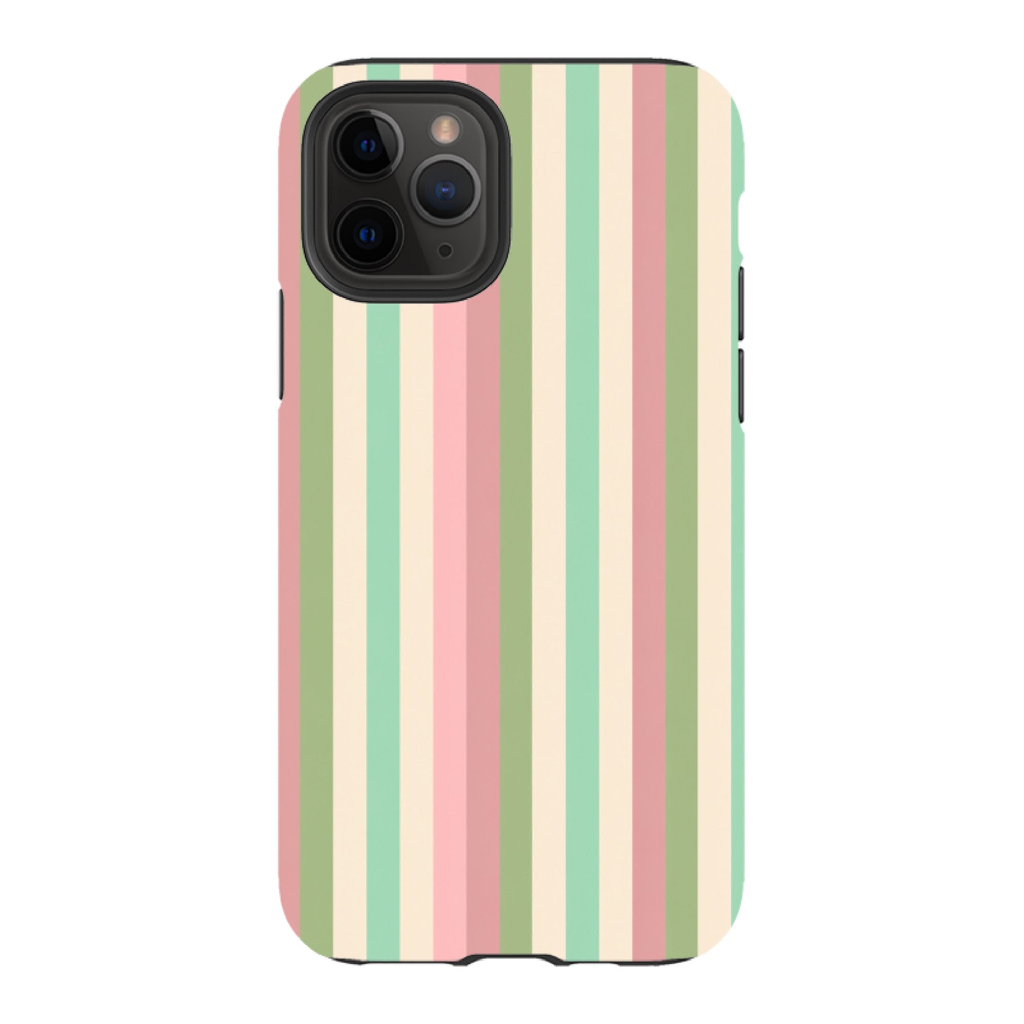 iPhone Tough Case - Pastel Stripe