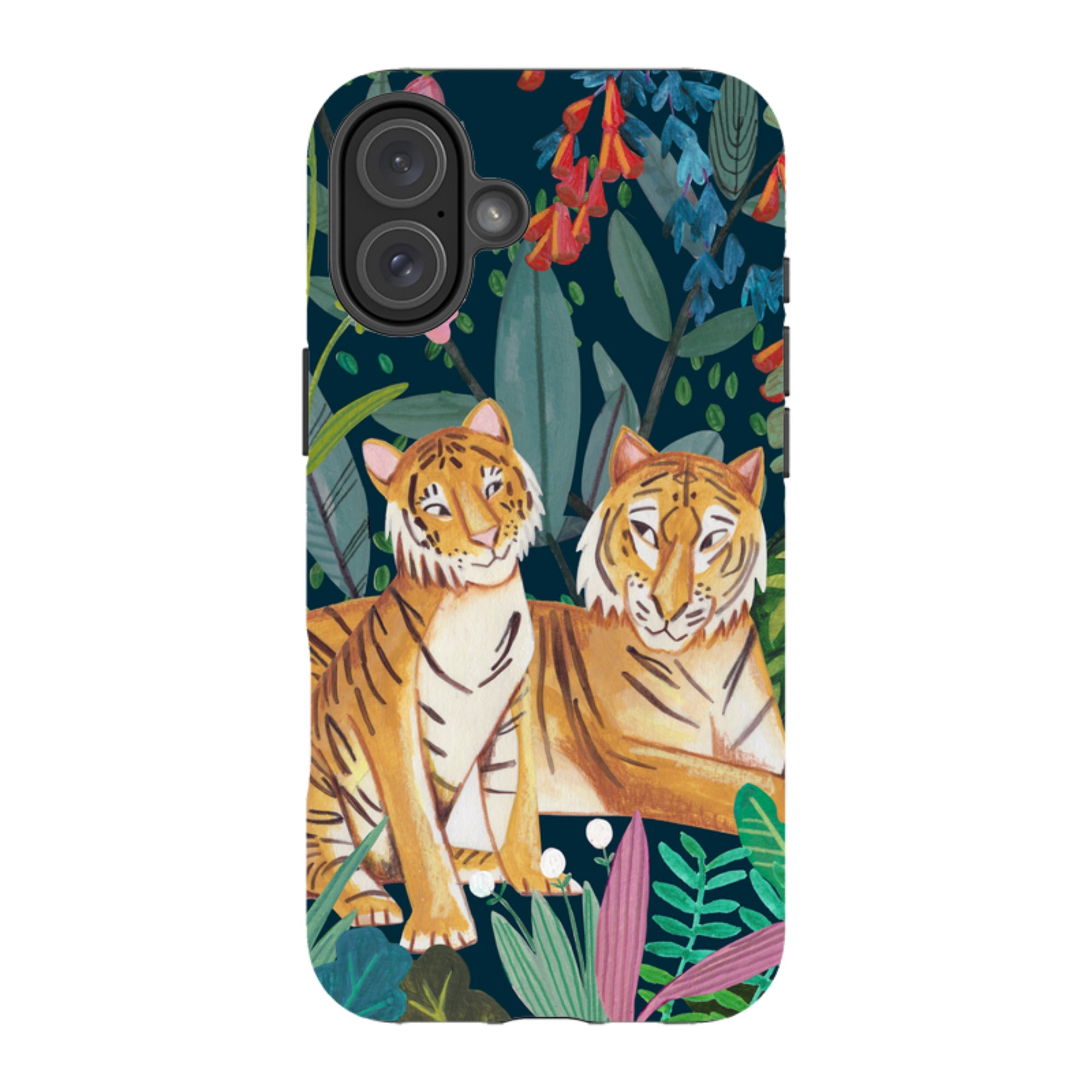 iPhone Tough Case - Tiger By Caroline Bonne Muller