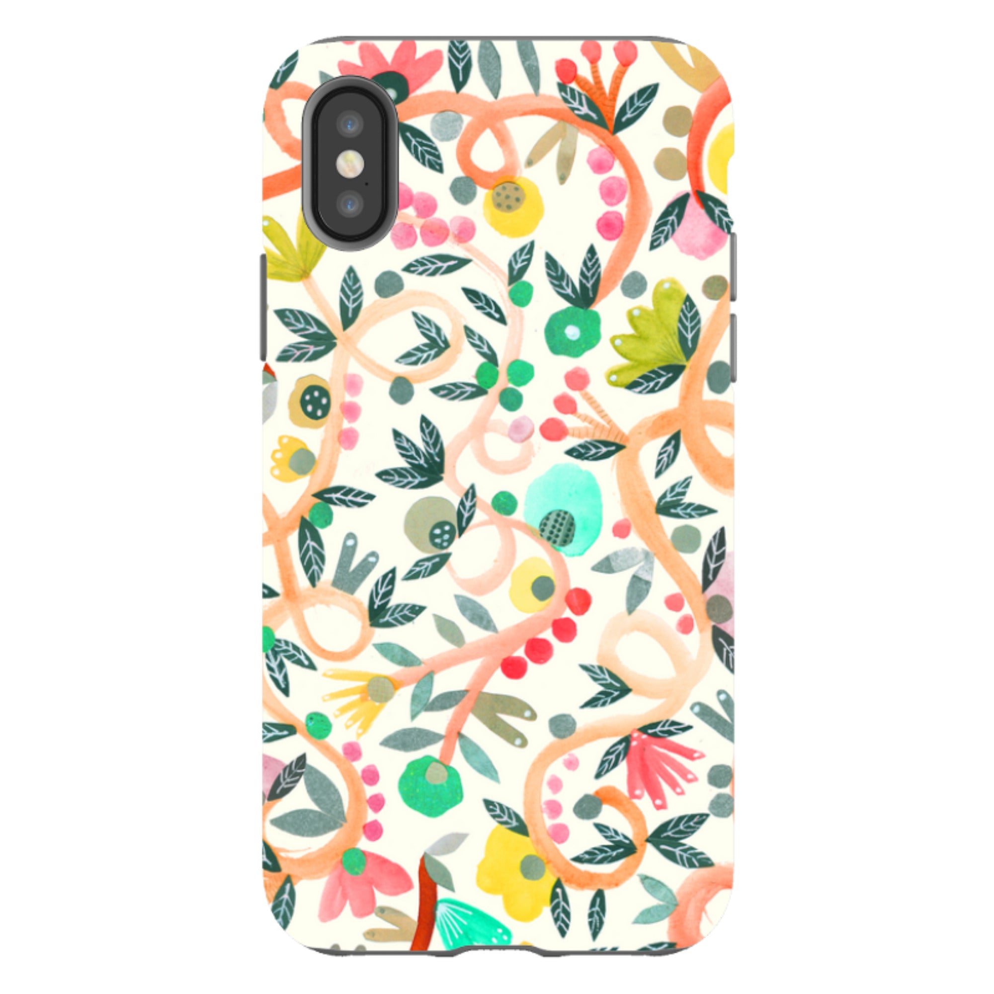 iPhone Tough Case - Floral By Gabriela Larios