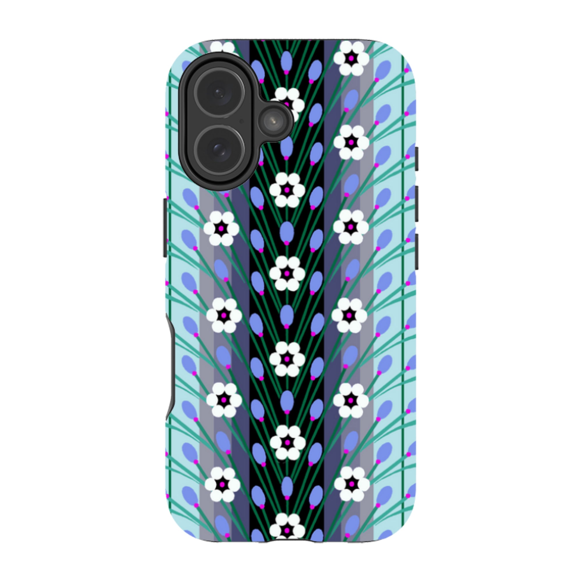 iPhone MagSafe Tough Case - Lavender Blue By Cressida Bell