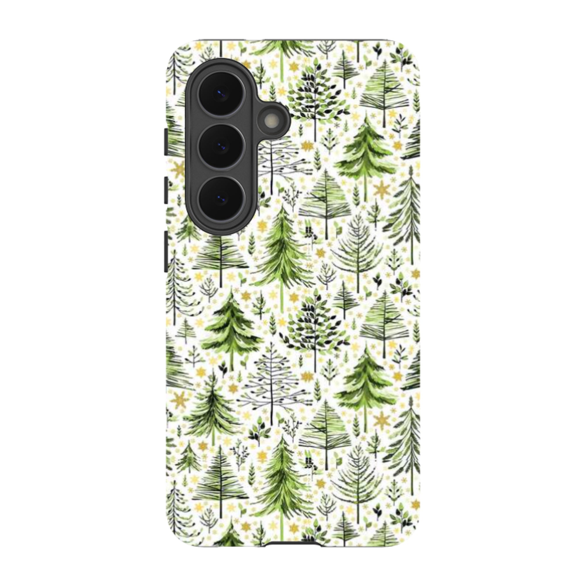 Samsung Tough Case - Green Xmas Trees By Elisabeth Haager