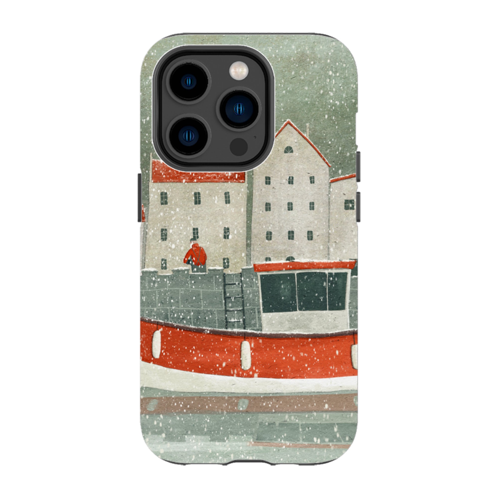 iPhone MagSafe Tough Case -  Christmas Harbour By Maja Lindberg