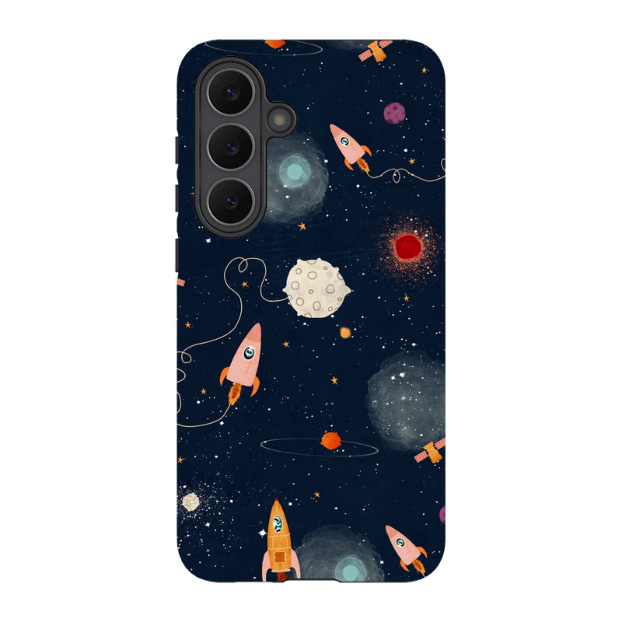Samsung Tough Case - Rockets Midnight By Katherine Quinn