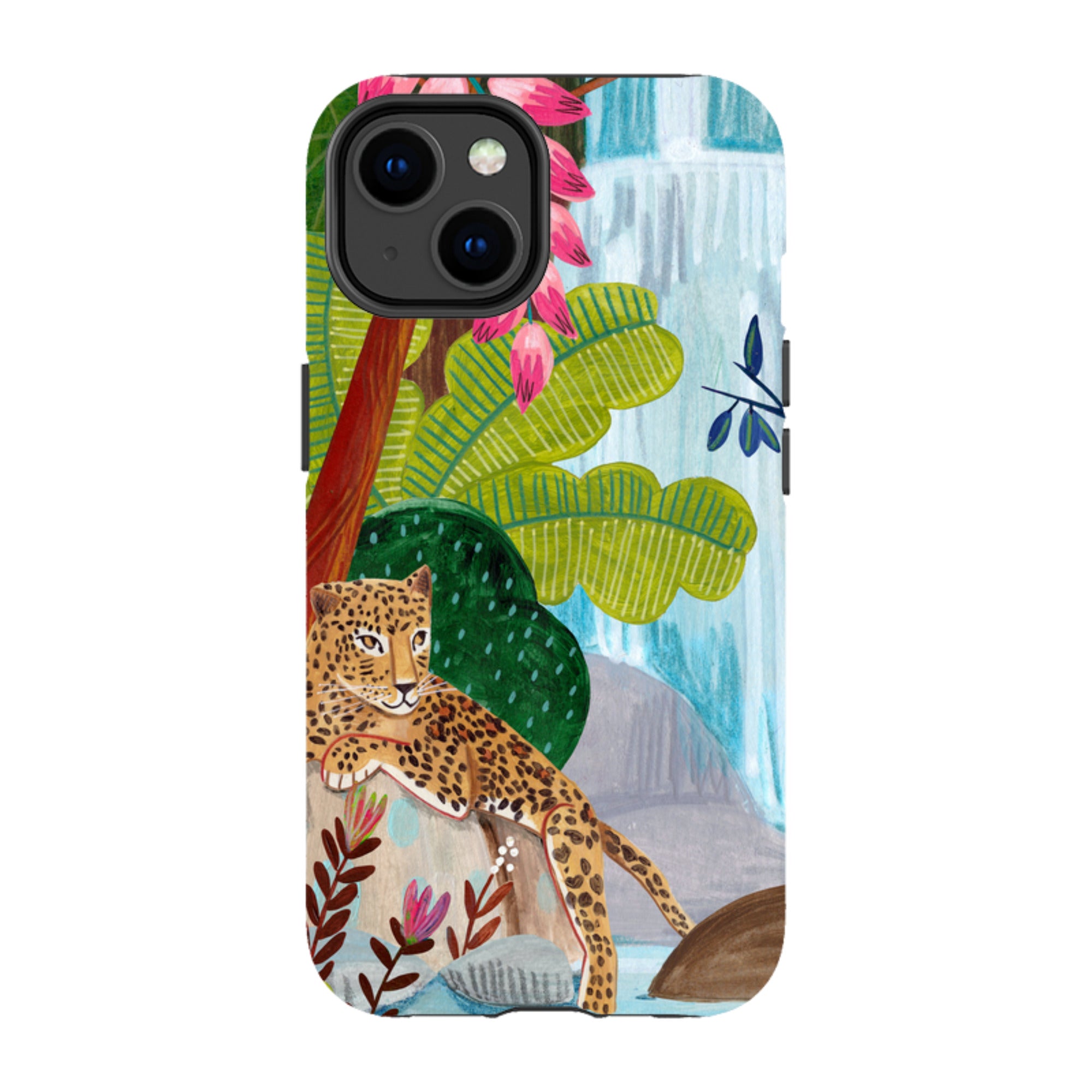iPhone MagSafe Tough Case -  Waterfall Leopard By Caroline Bonne Muller