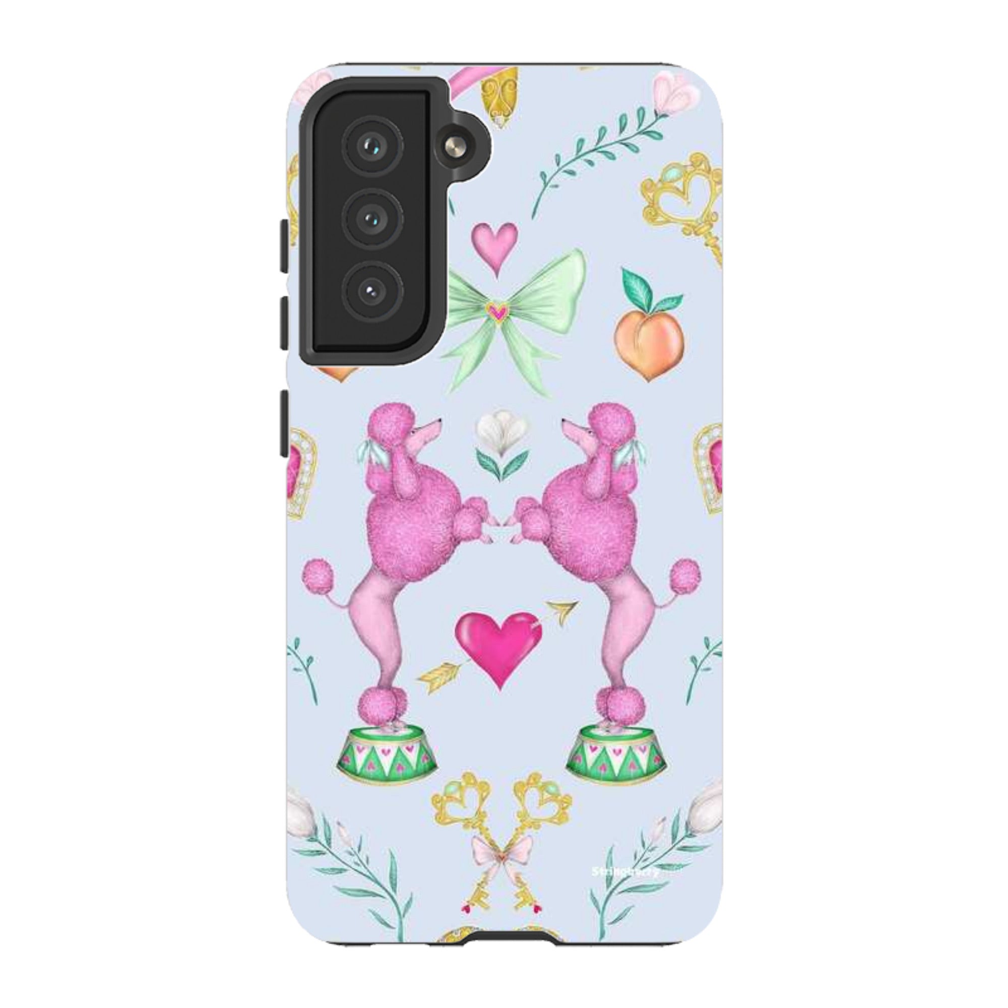 Samsung Tough Case - Pink Poodle Parlour Powder By Catherine Rowe