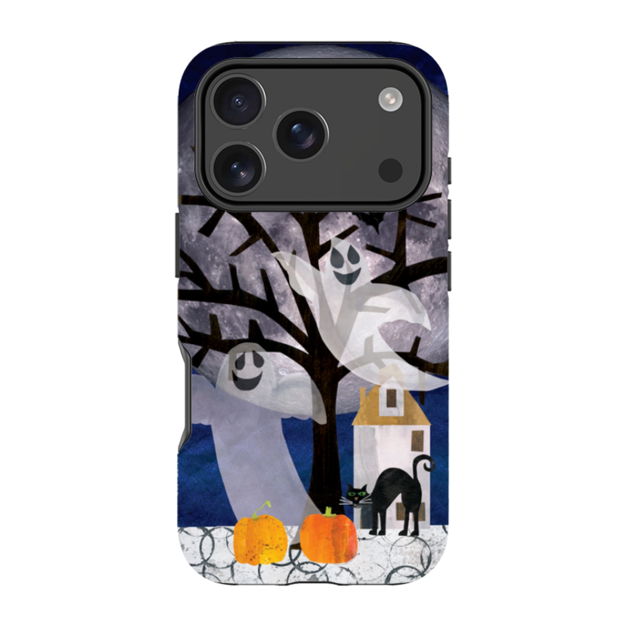 iPhone MagSafe Tough Case - Halloween Moon By Tracey English