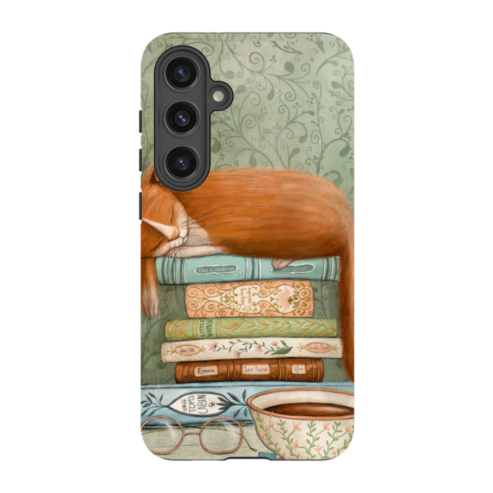 Samsung Tough Case - Cats and Books By Maja Lindberg