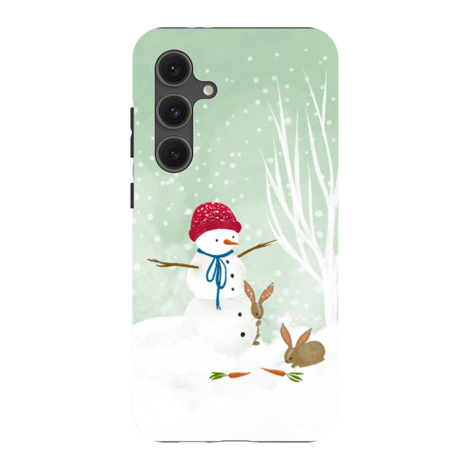 Samsung Tough Case - Snowman By Katherine Quinn