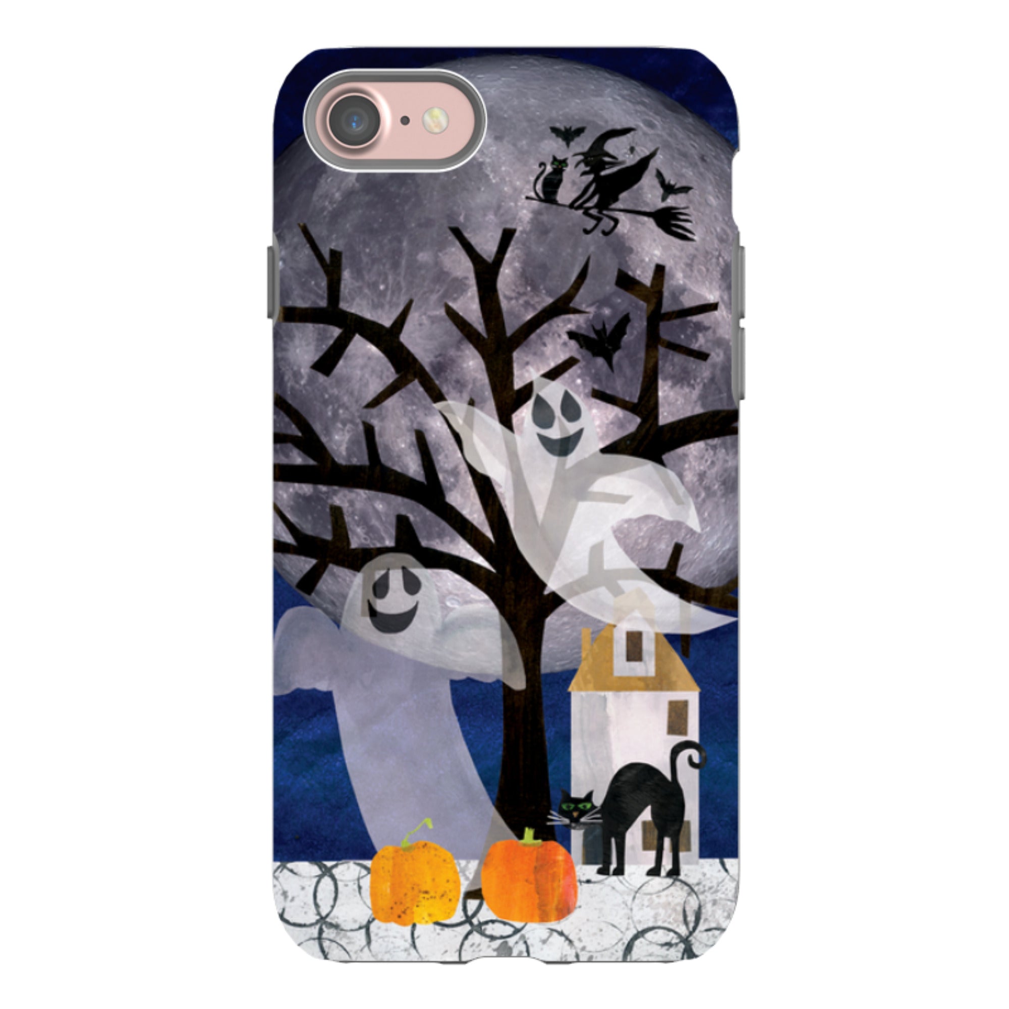 iPhone Tough Case - Halloween Moon By Tracey English