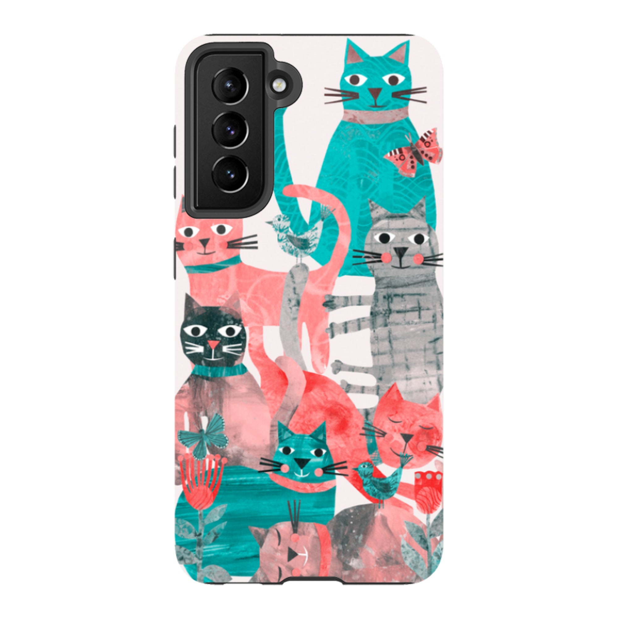 Samsung Tough  Case - Cat Party II By Tracey English