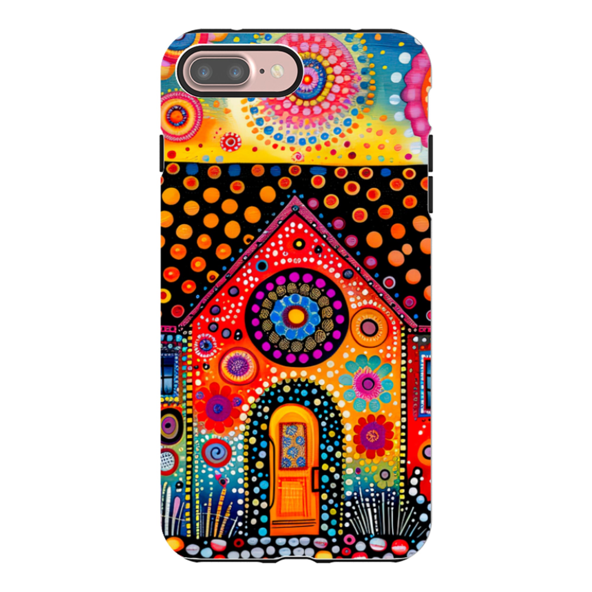 iPhone Case - Folk Art House IV
