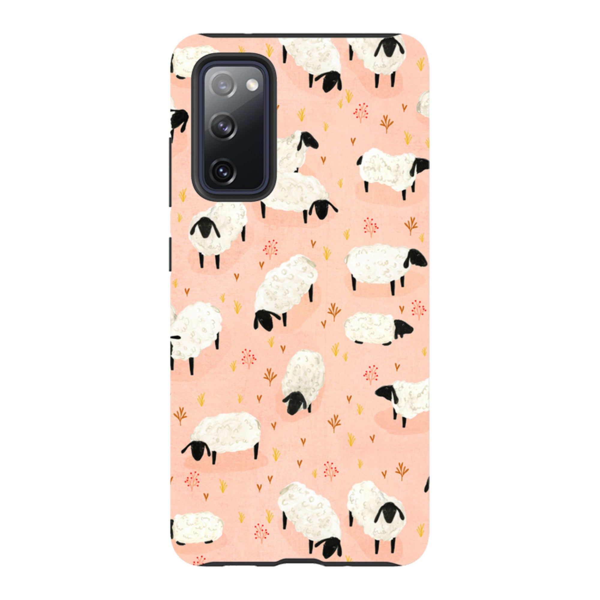 Samsung Tough Case - Sheep Pink By Katherine Quinn
