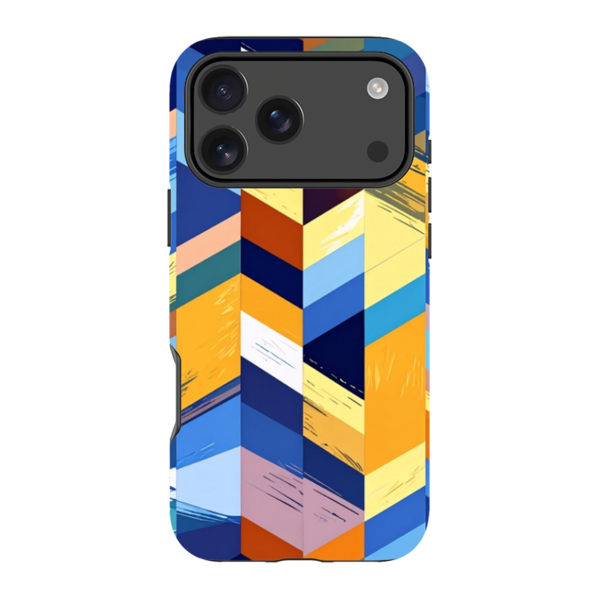 iPhone MagSafe Tough Case - Technicolour Stripes