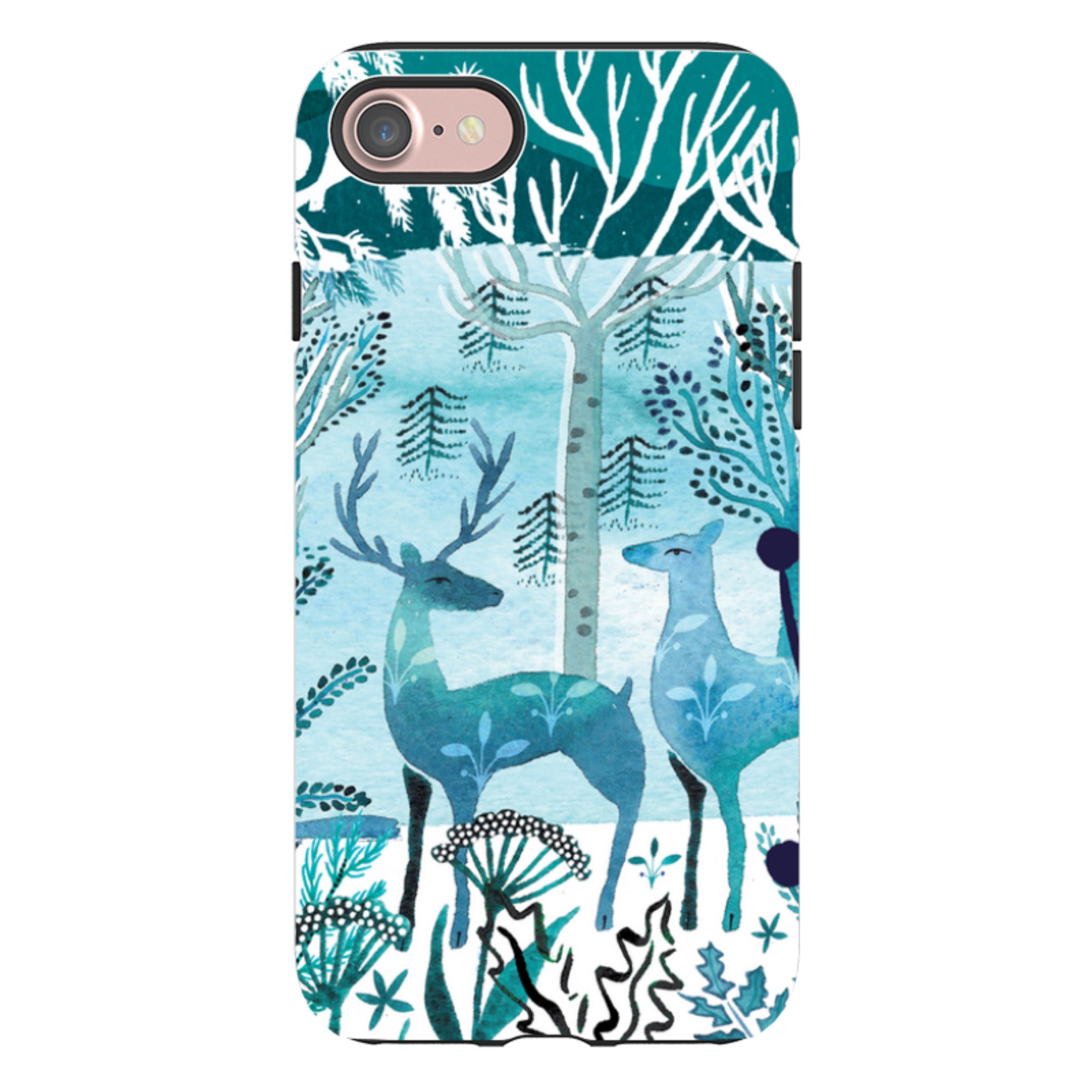iPhone Tough Case - Frosted Branches By Emma Frances Grant