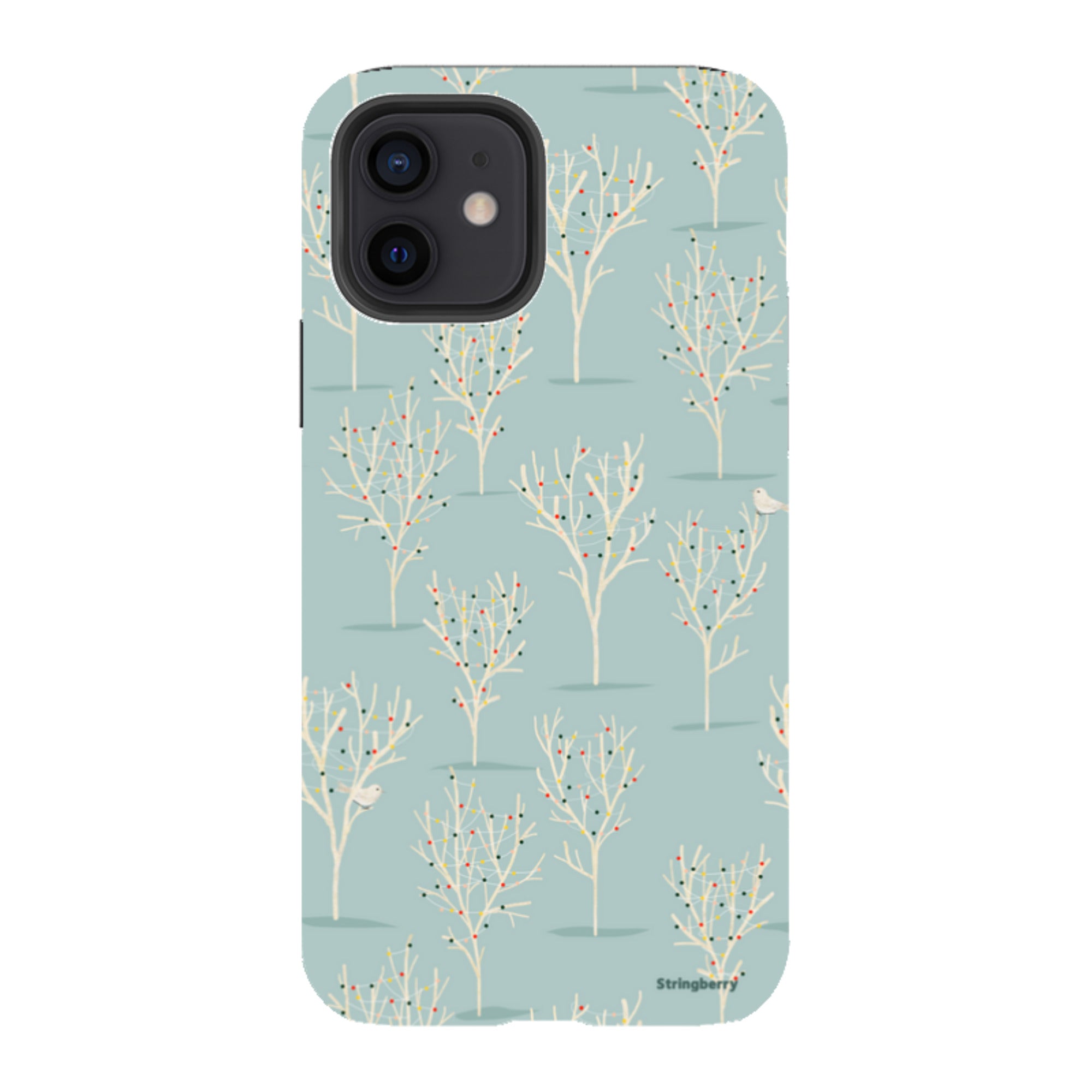 iPhone Tough Case - Winter Forest By Katherine Quinn
