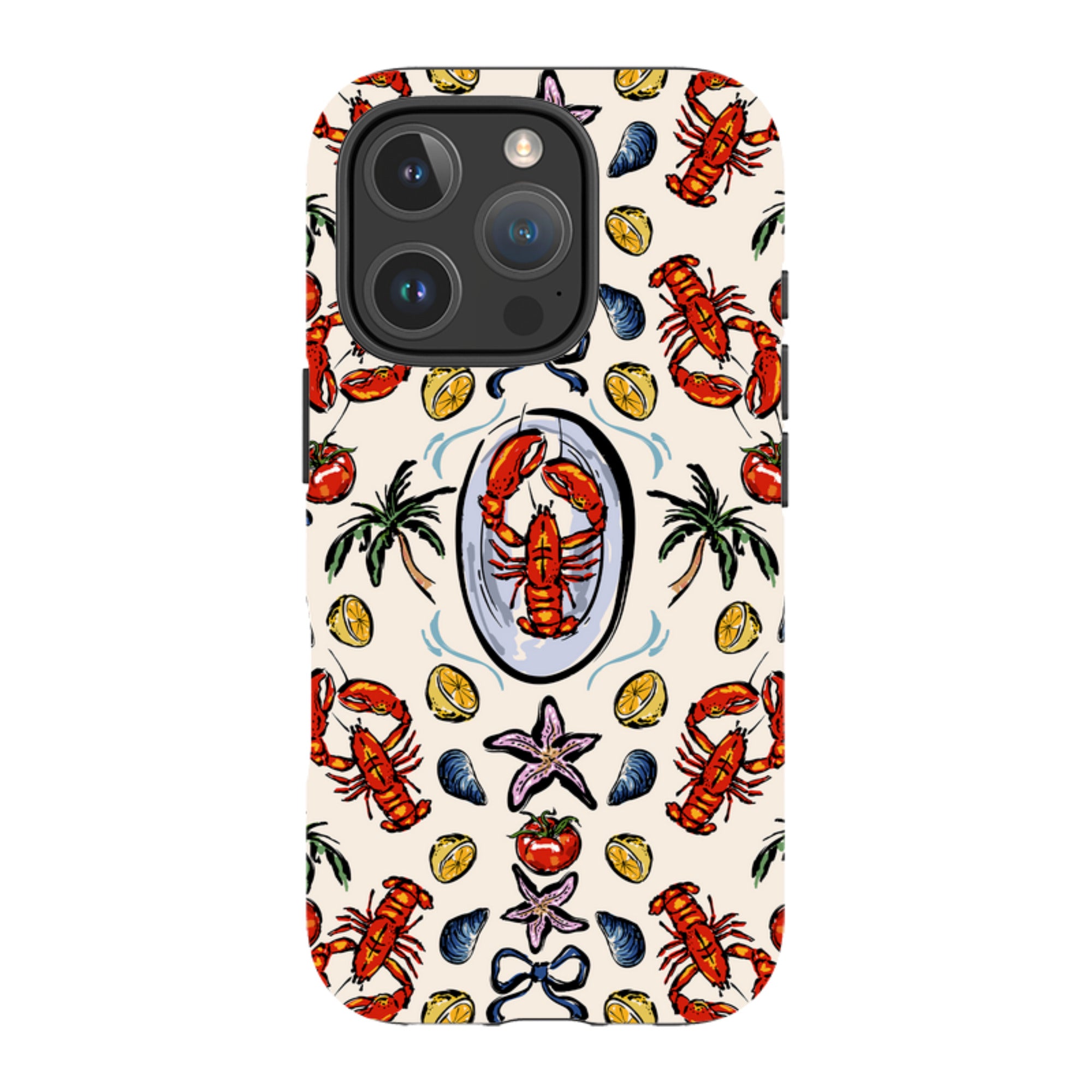iPhone Case - Seafood and Palm Trees