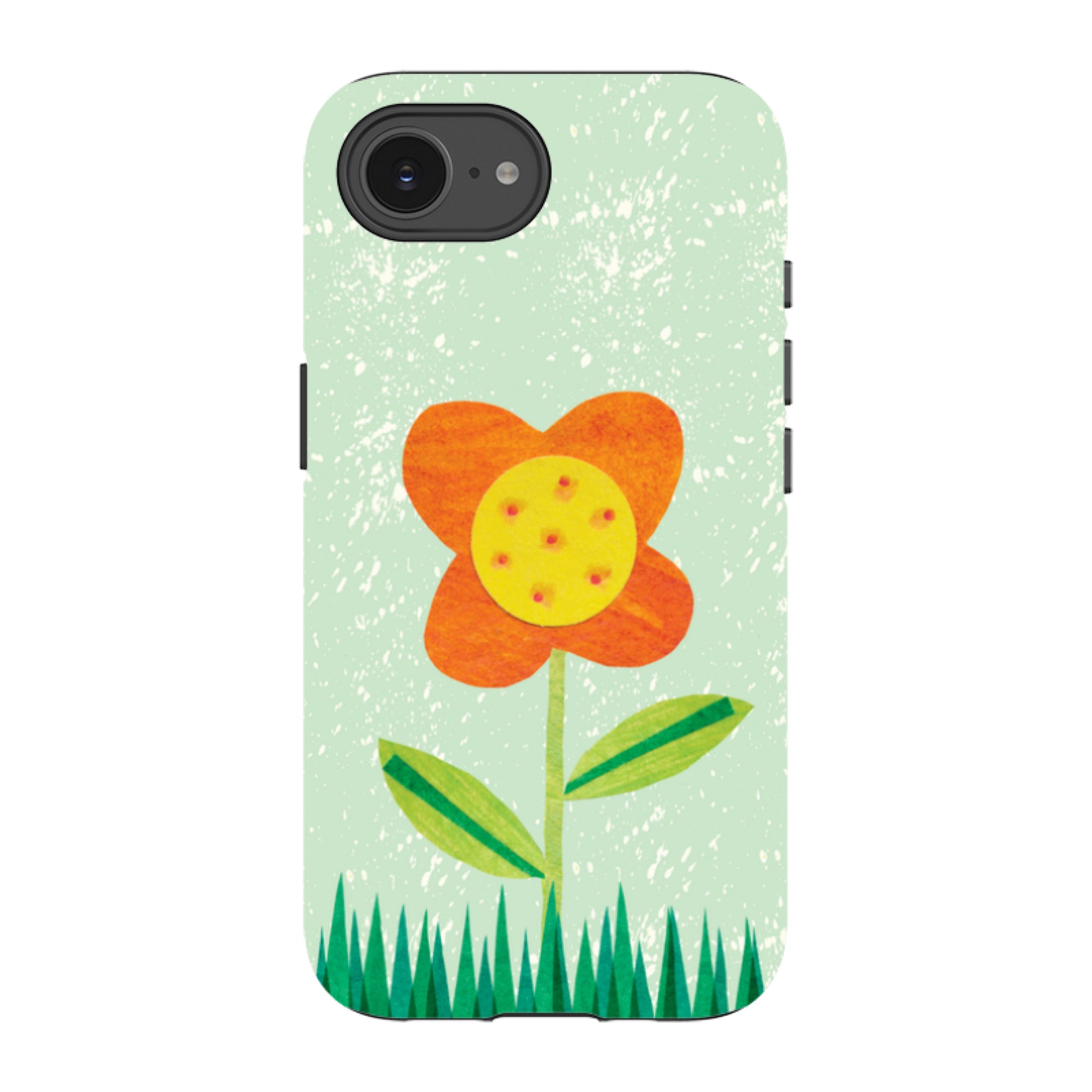 iPhone Tough Case - Orange Flower By Tracey English