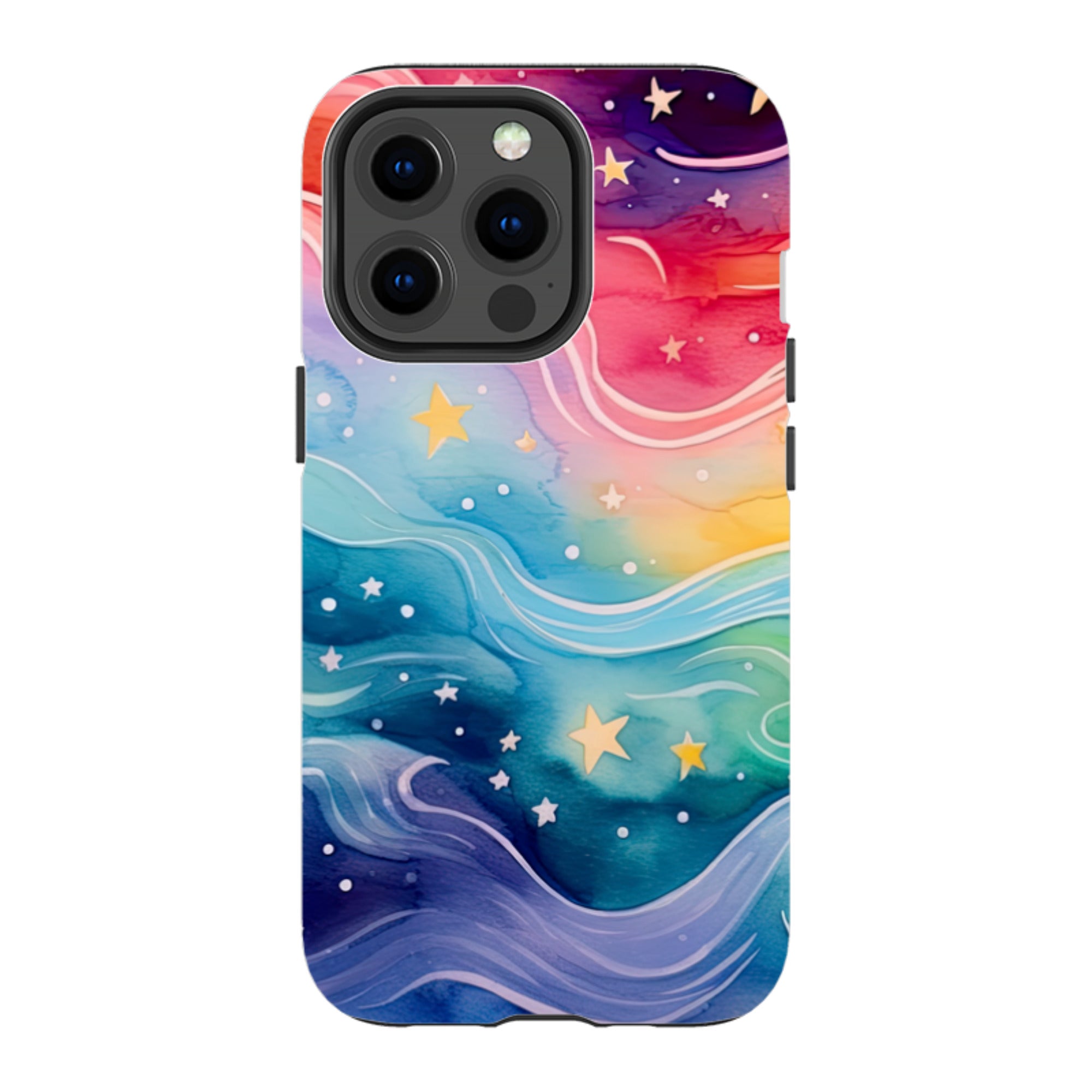 iPhone MagSafe Tough Case - Rainbow Stars IV
