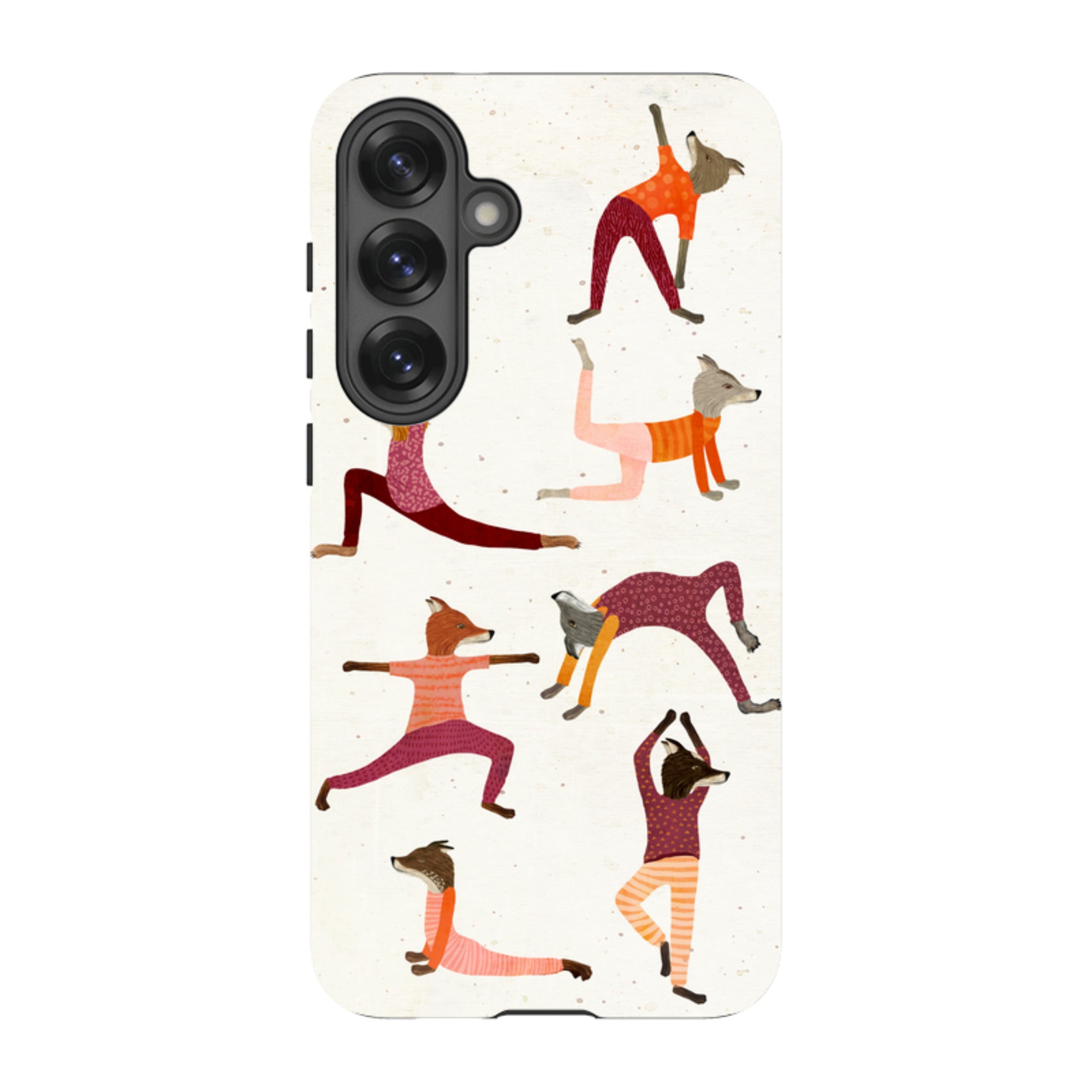 Samsung Tough Case - Fox Yoga By Katherine Quinn