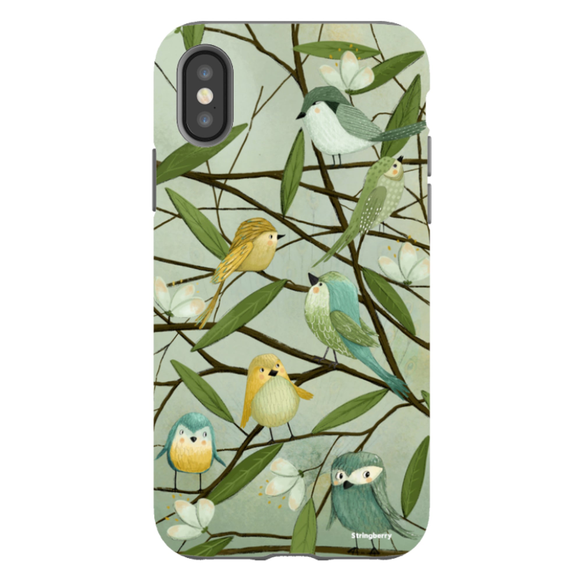 iPhone Tough Case - Birds By Maja Lindberg
