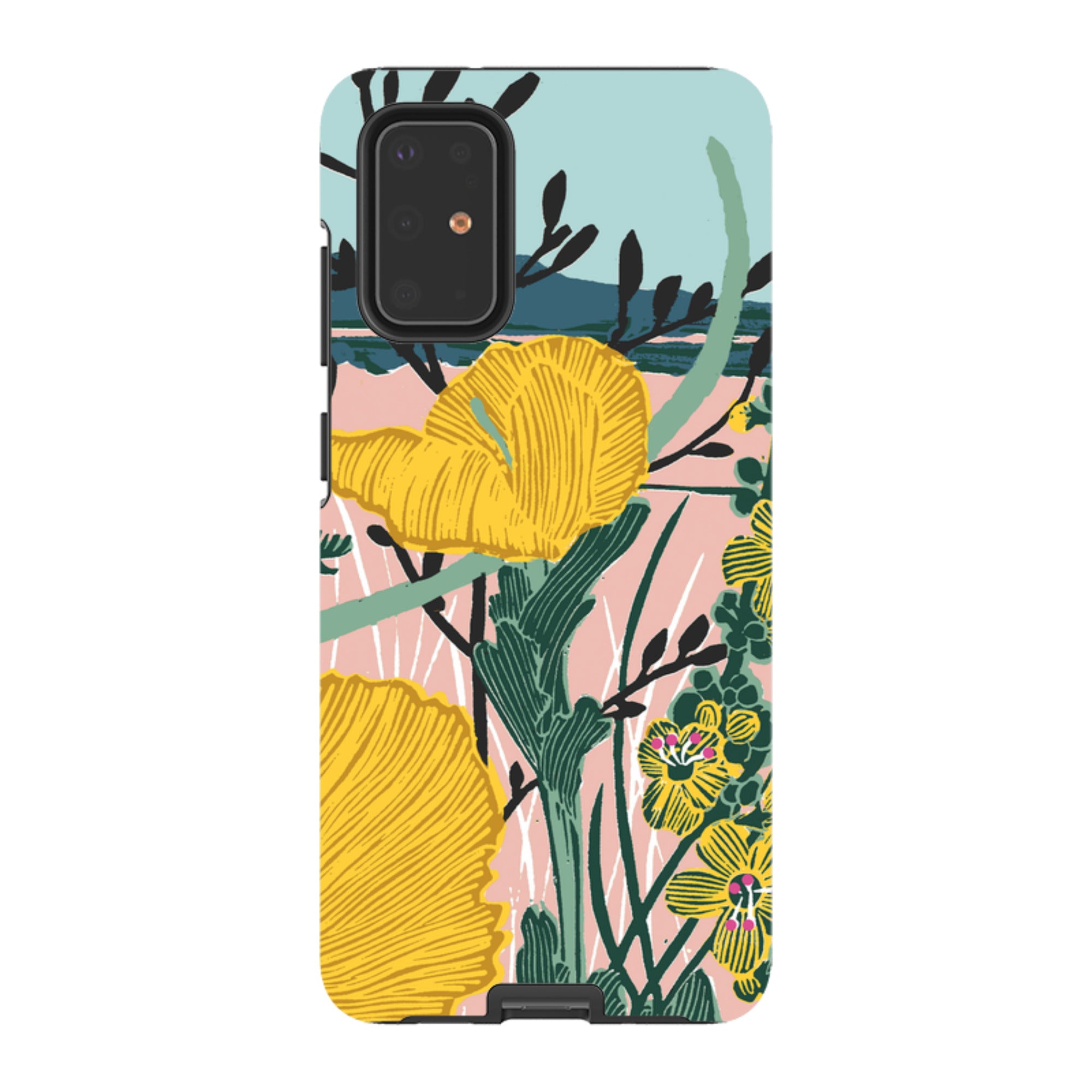Samsung Tough Case - Yellow Poppies By Kate Heiss