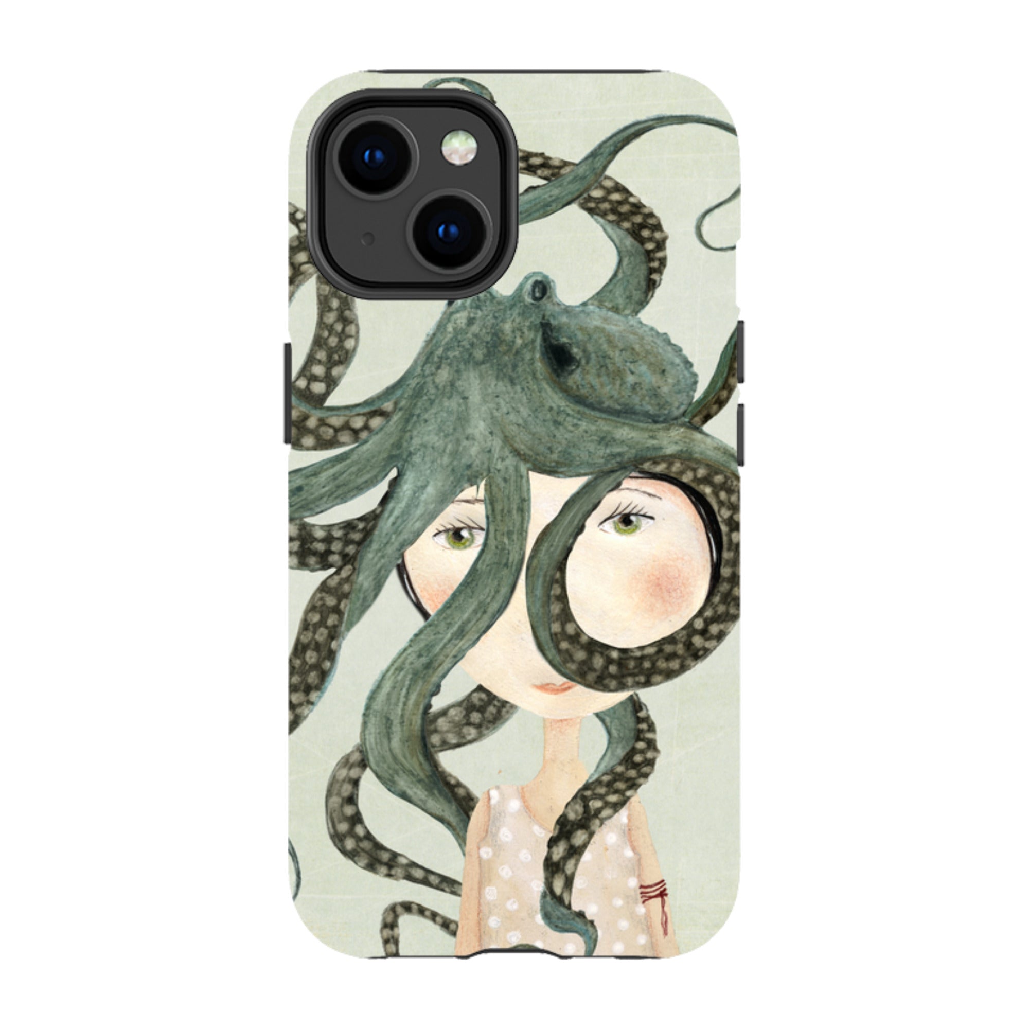 iPhone MagSafe Tough Case - Octopus Girl By Katherine Quinn