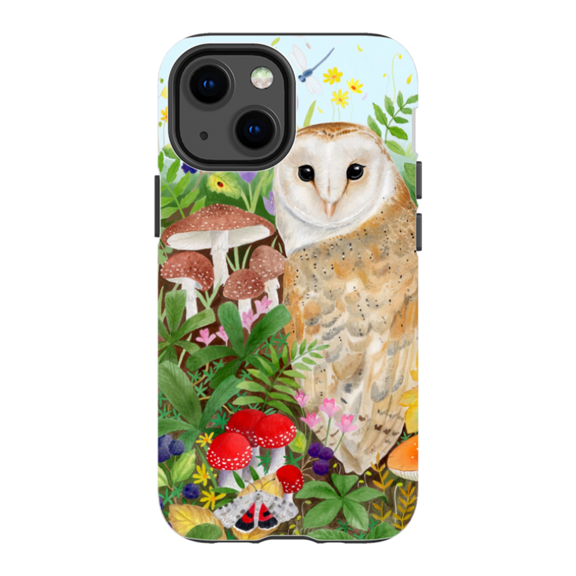 iPhone Tough Case - Owl Garden By Bex Parkin