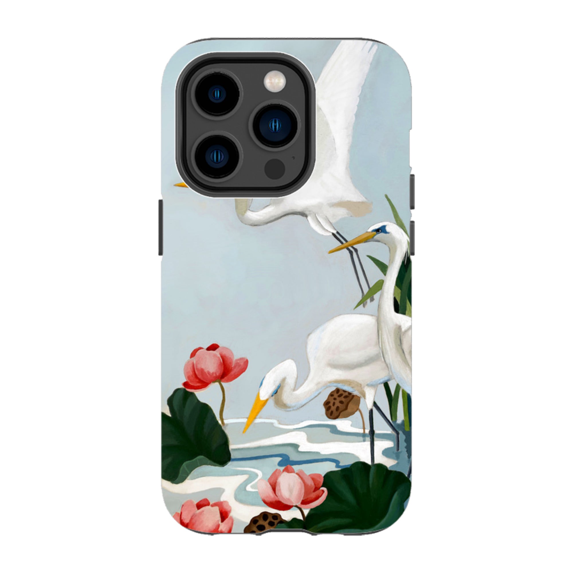 iPhone Tough Case - Egrets And Lillie's By Bex Parkin