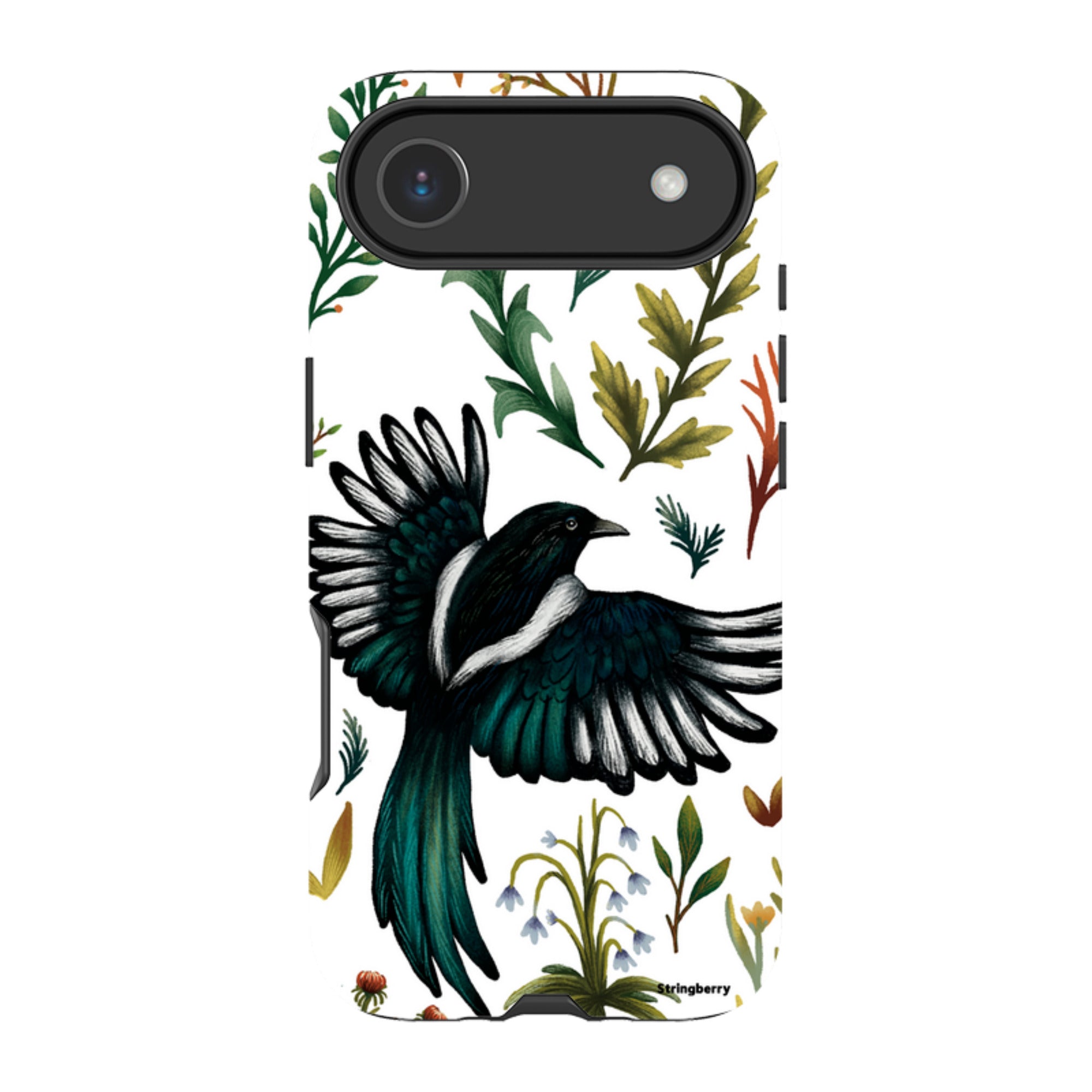 iPhone Tough Case - Magpie By Anna Stead