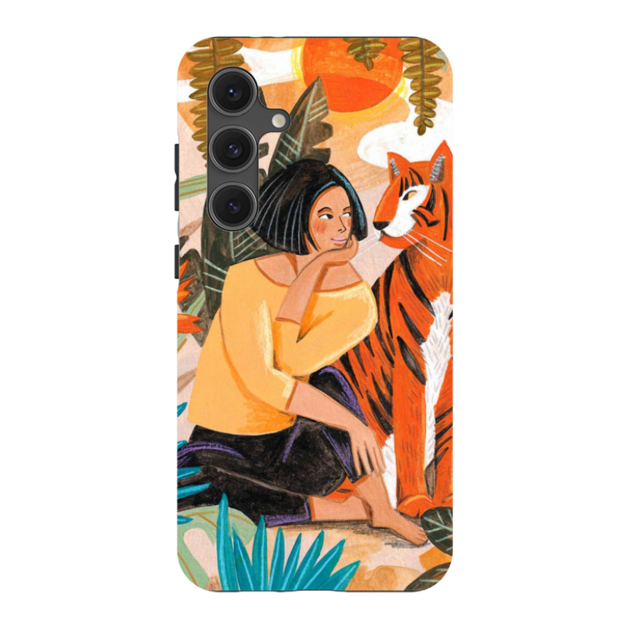 Samsung Tough Case - Hello Tiger By Caroline Bonne Muller