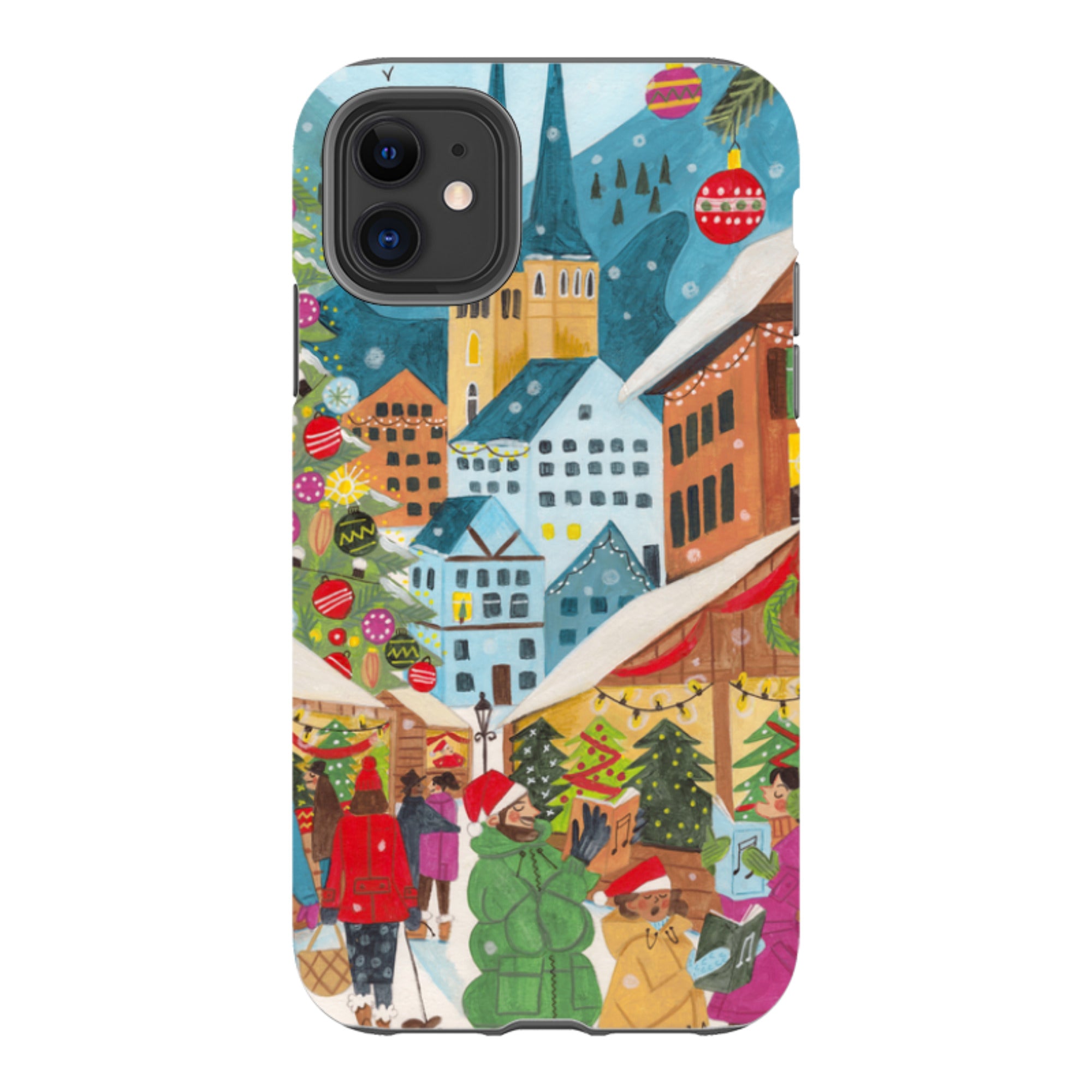iPhone Tough Case - Christmas Market By Caroline Bonne Muller