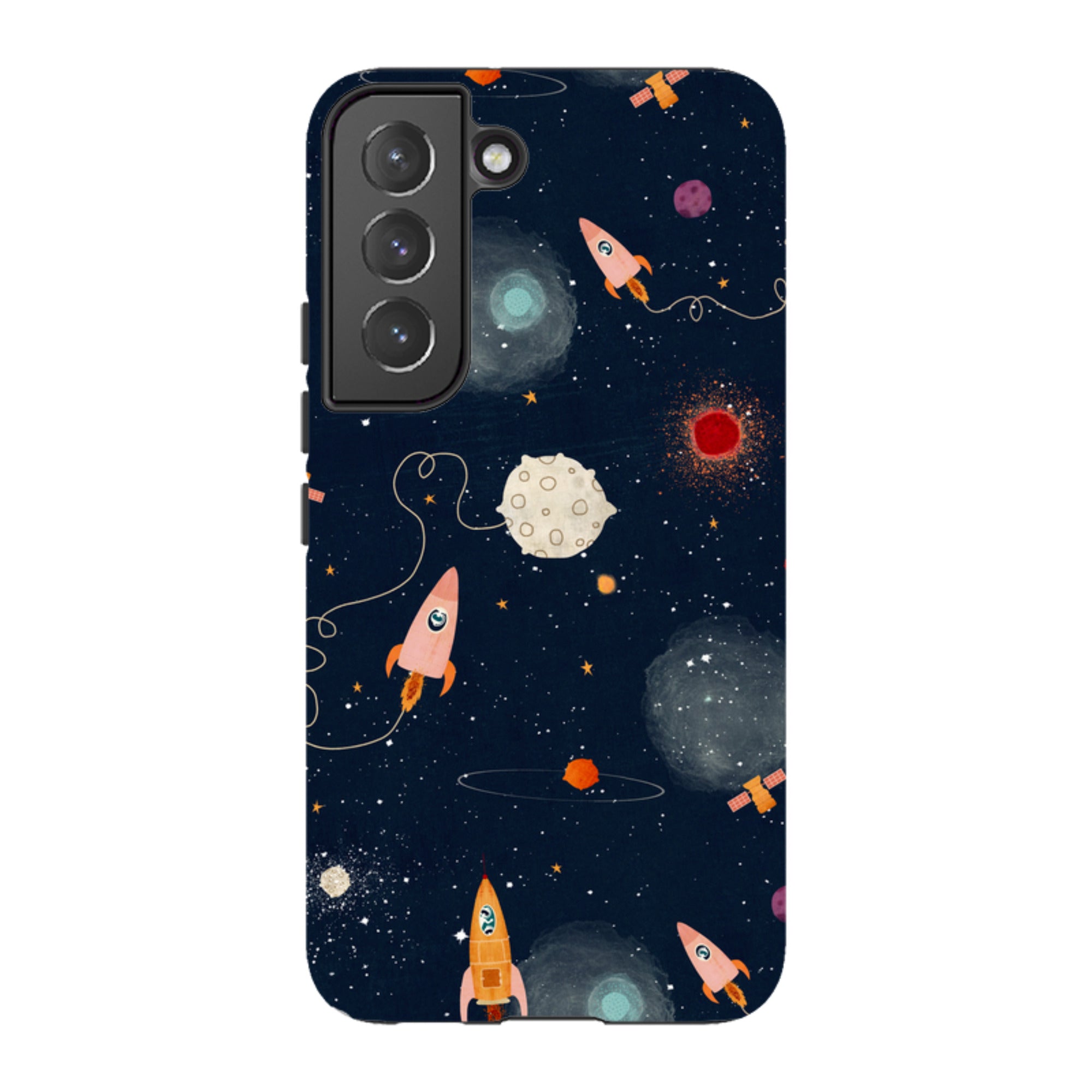 Samsung Tough Case - Rockets Midnight By Katherine Quinn