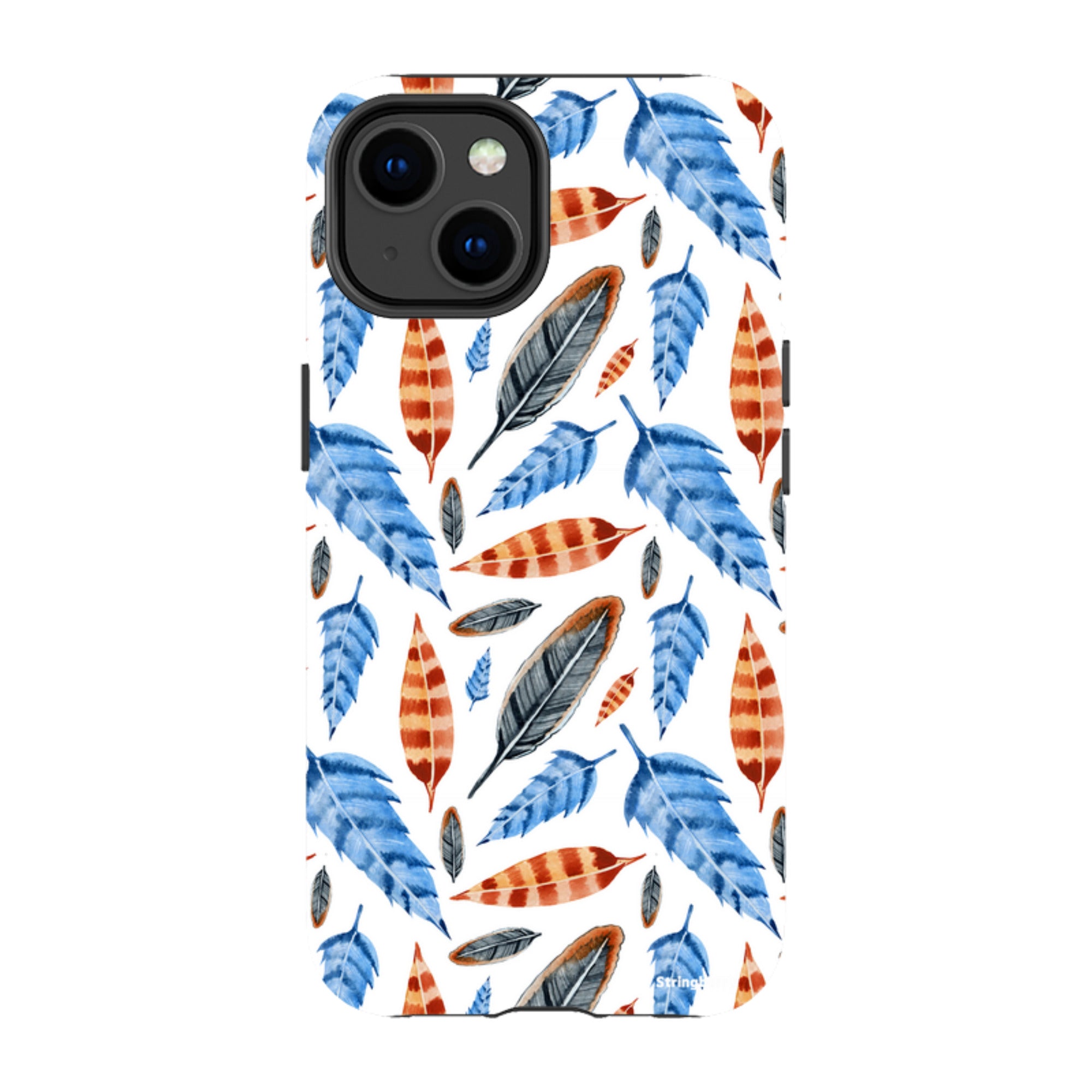 iPhone MagSafe Tough Case - Multi Feathers