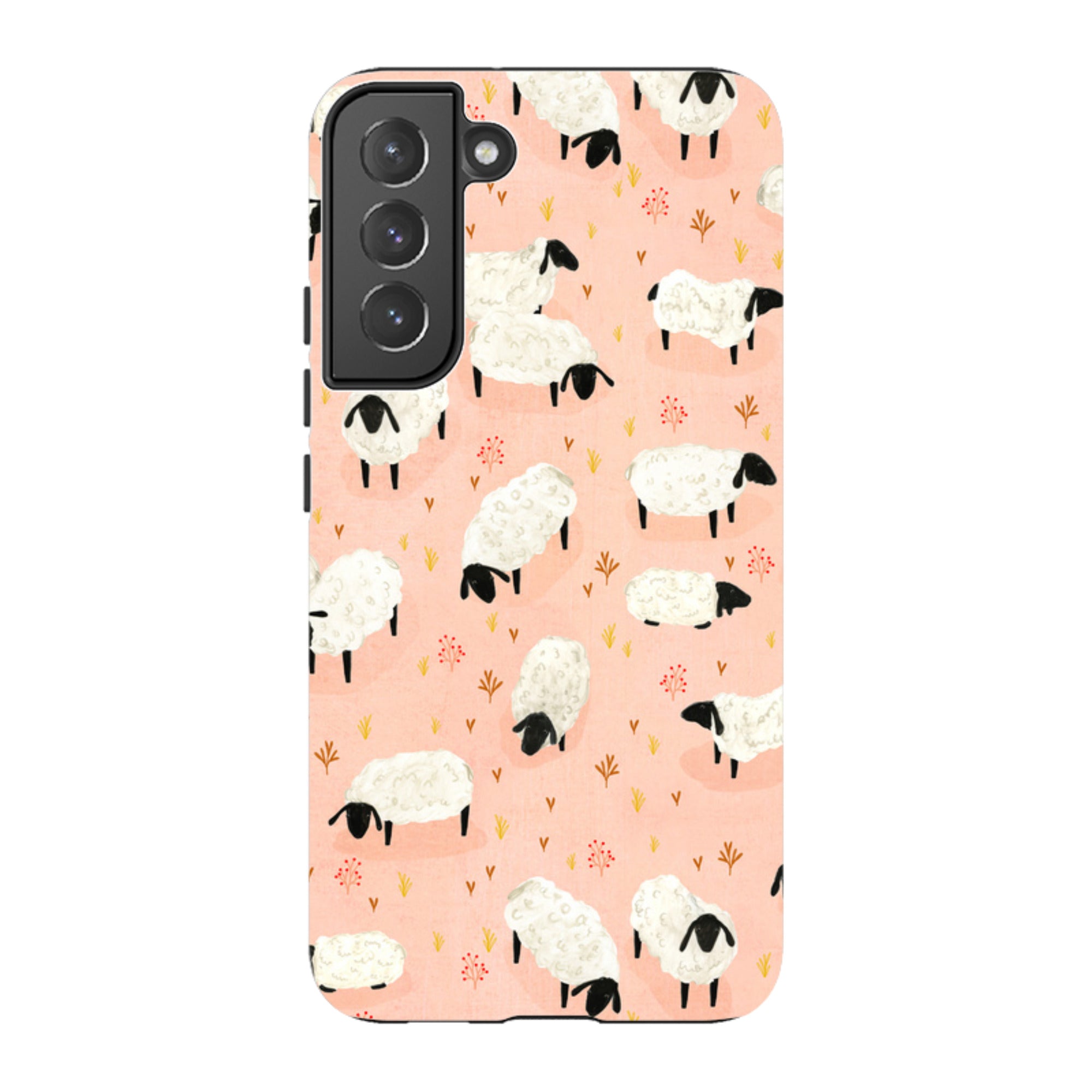 Samsung Tough Case - Sheep Pink By Katherine Quinn