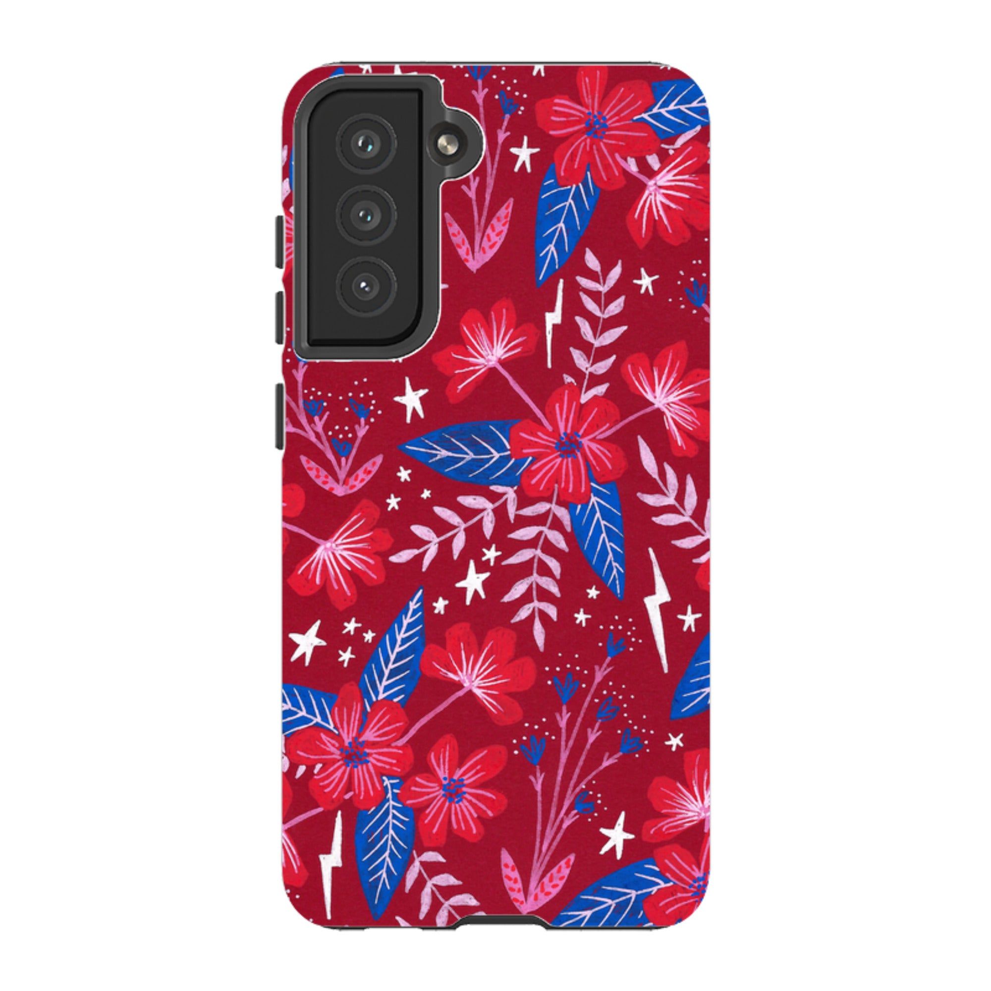 Samsung Tough Case - Red Moon Garden By Lee Foster Wilson