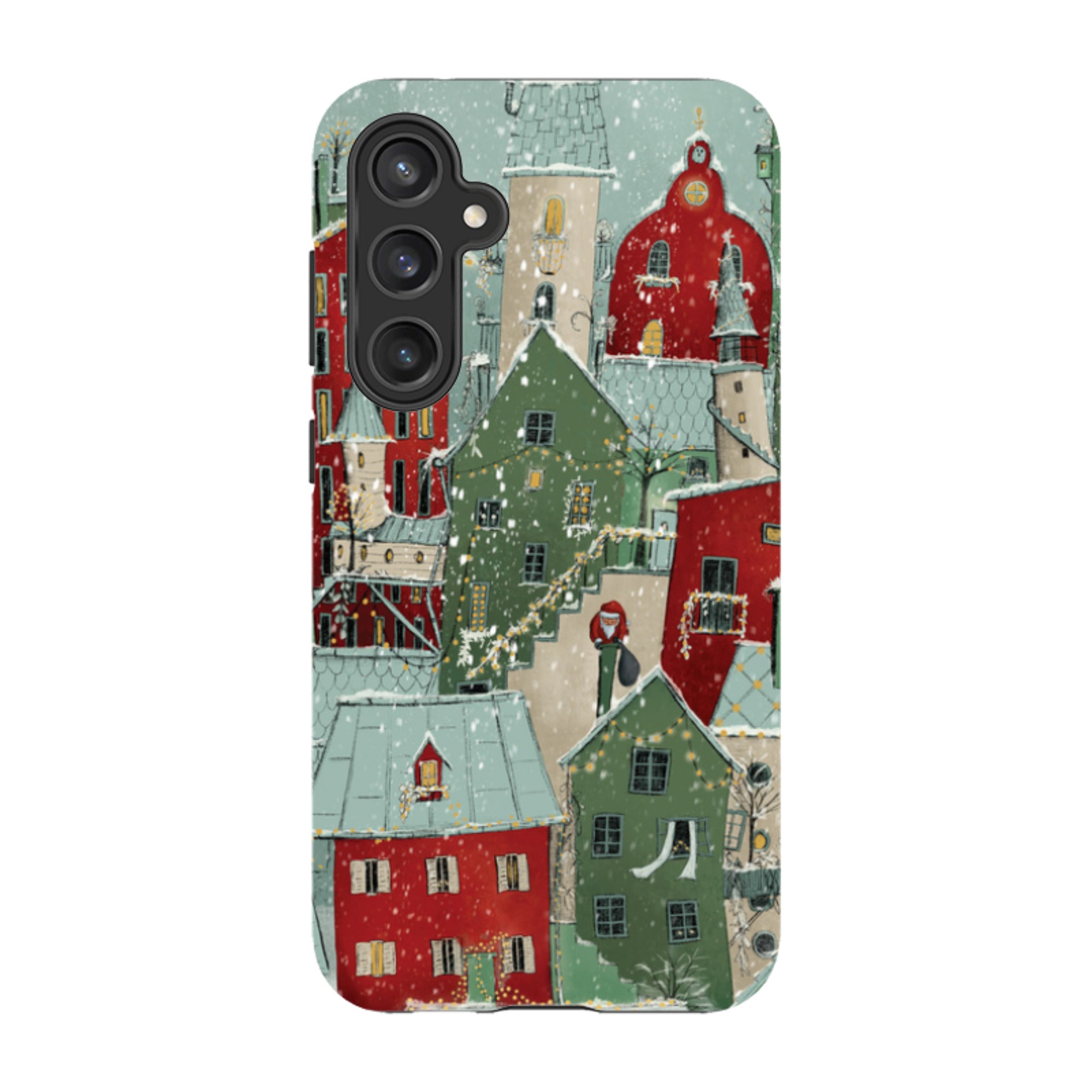 Samsung Tough Case - Citywinkles Red By Maja Lindberg