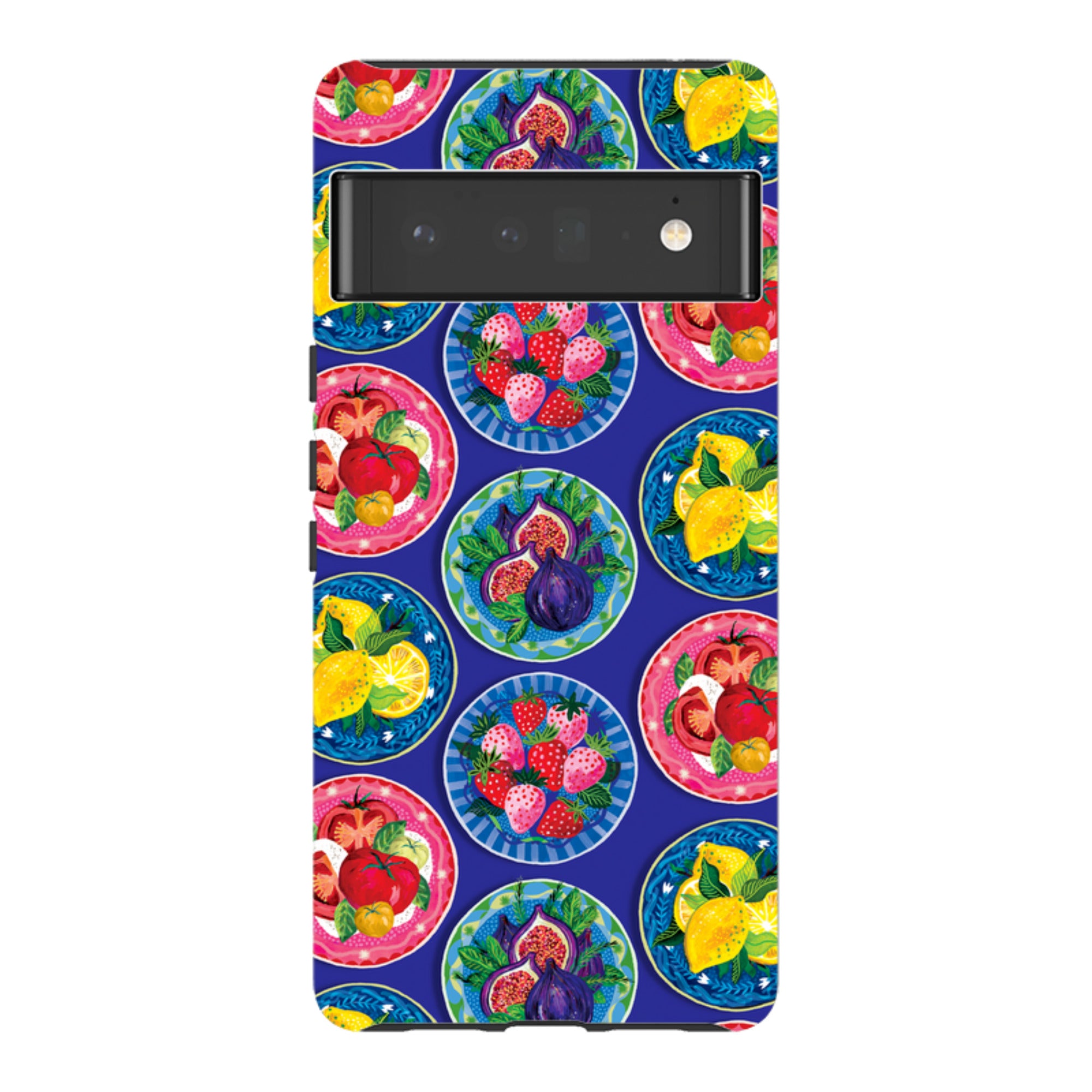 Google Tough Case - Summer Plates Blue By Emma Frances Grant