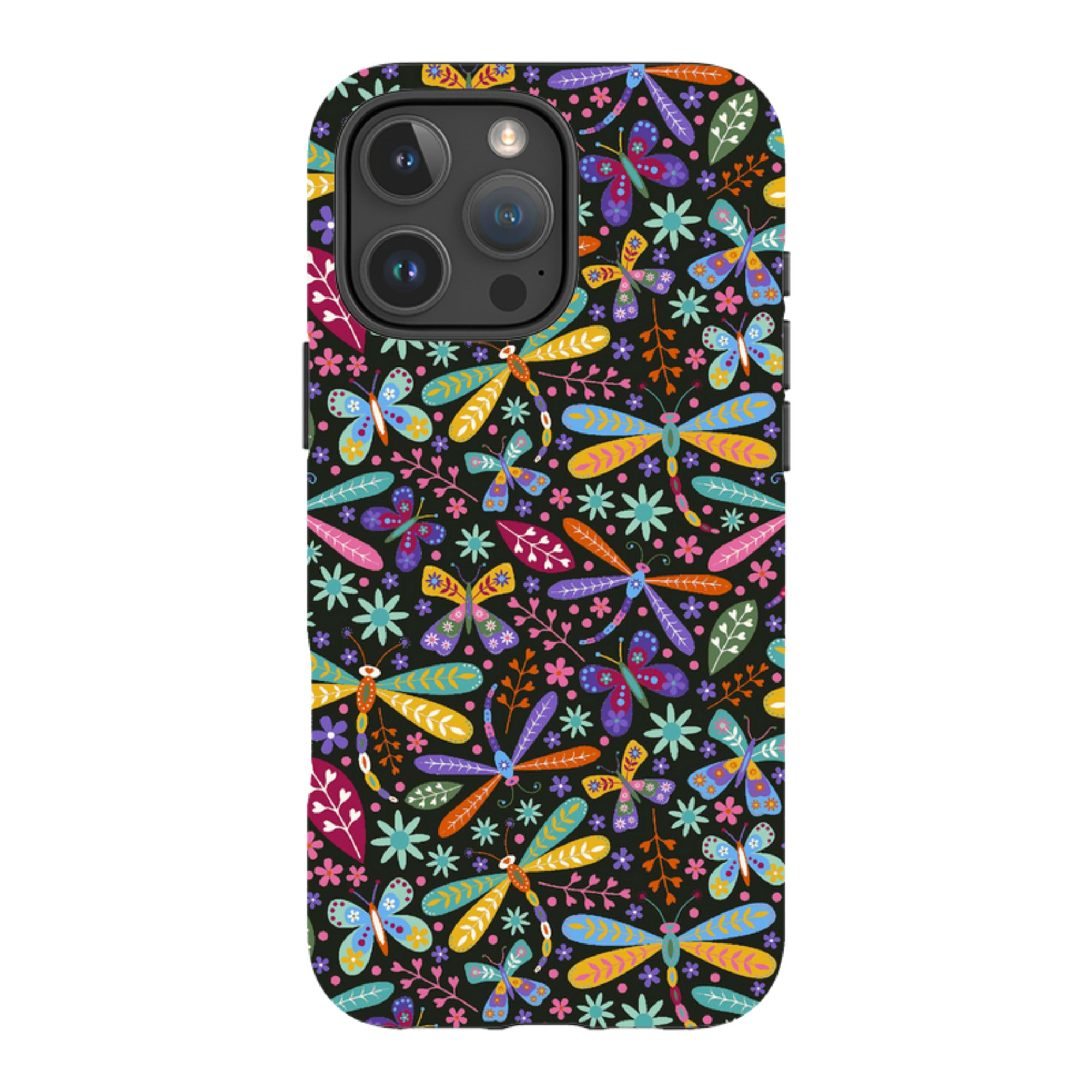 iPhone Tough Case - Dragonflies Multi By Suzy Taylor