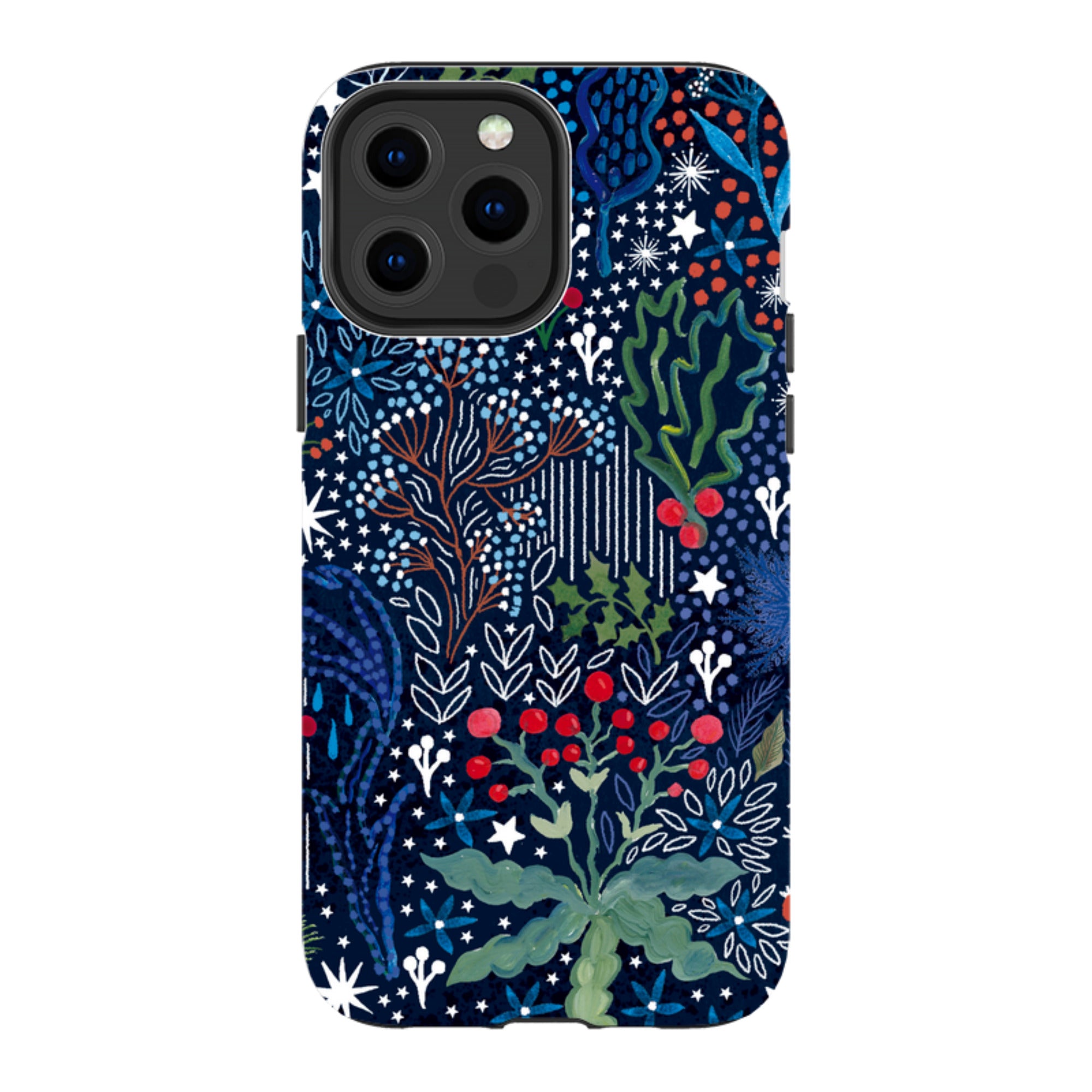 iPhone MagSafe Tough Case - Winter Flowers I By Emma Frances Grant