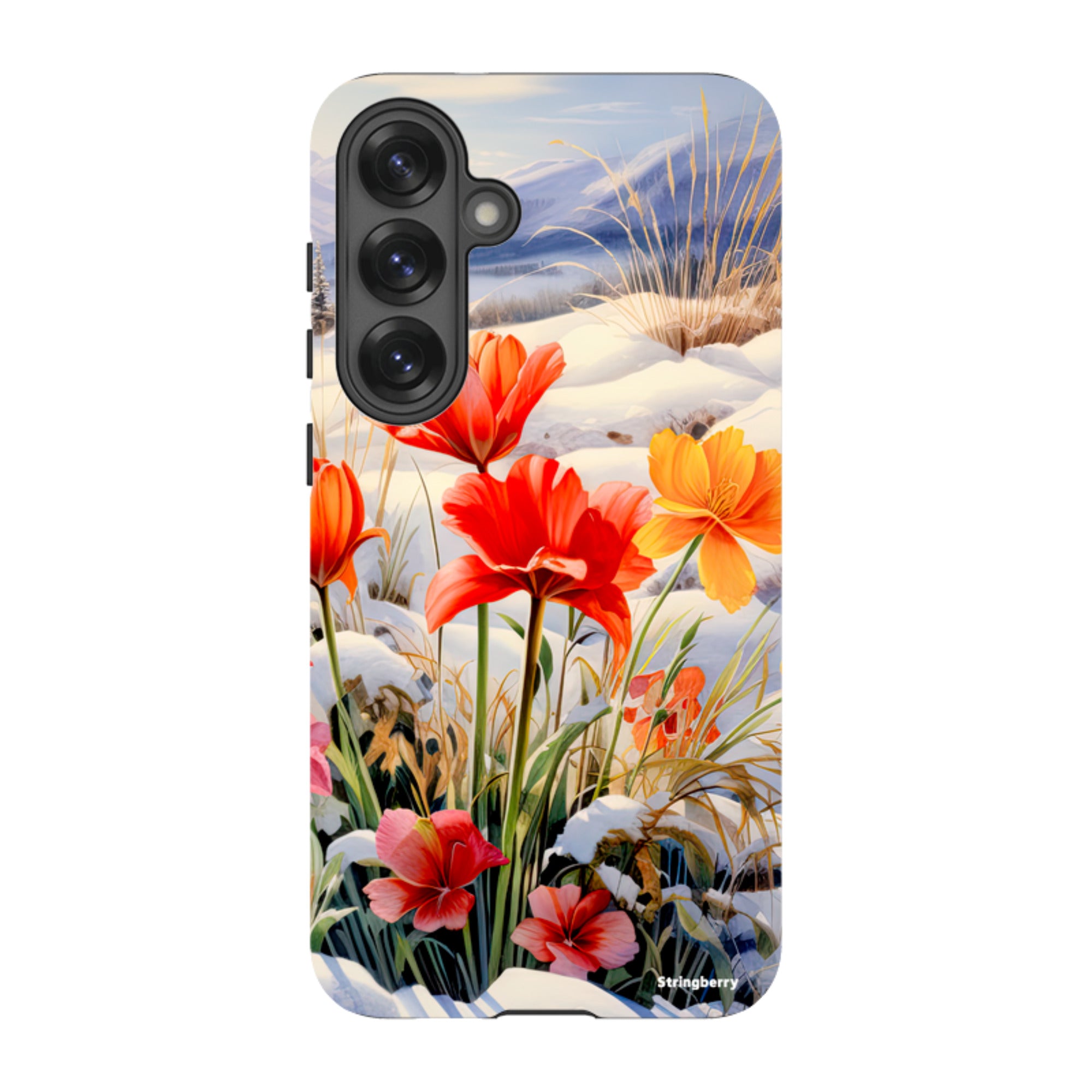 Samsung Tough Case - Winter Wild Flowers III