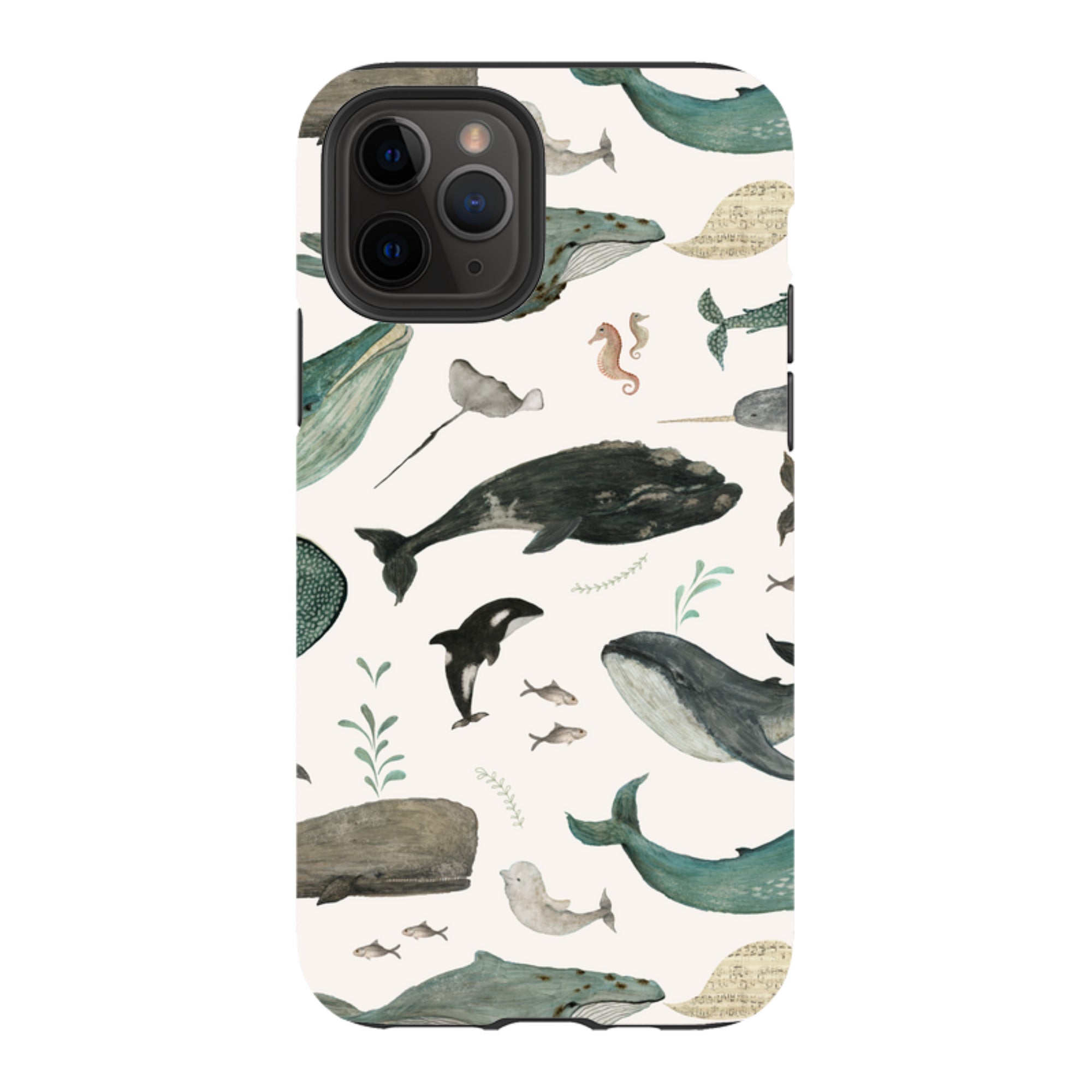 iPhone Tough Case - Whale Song By Katherine Quinn