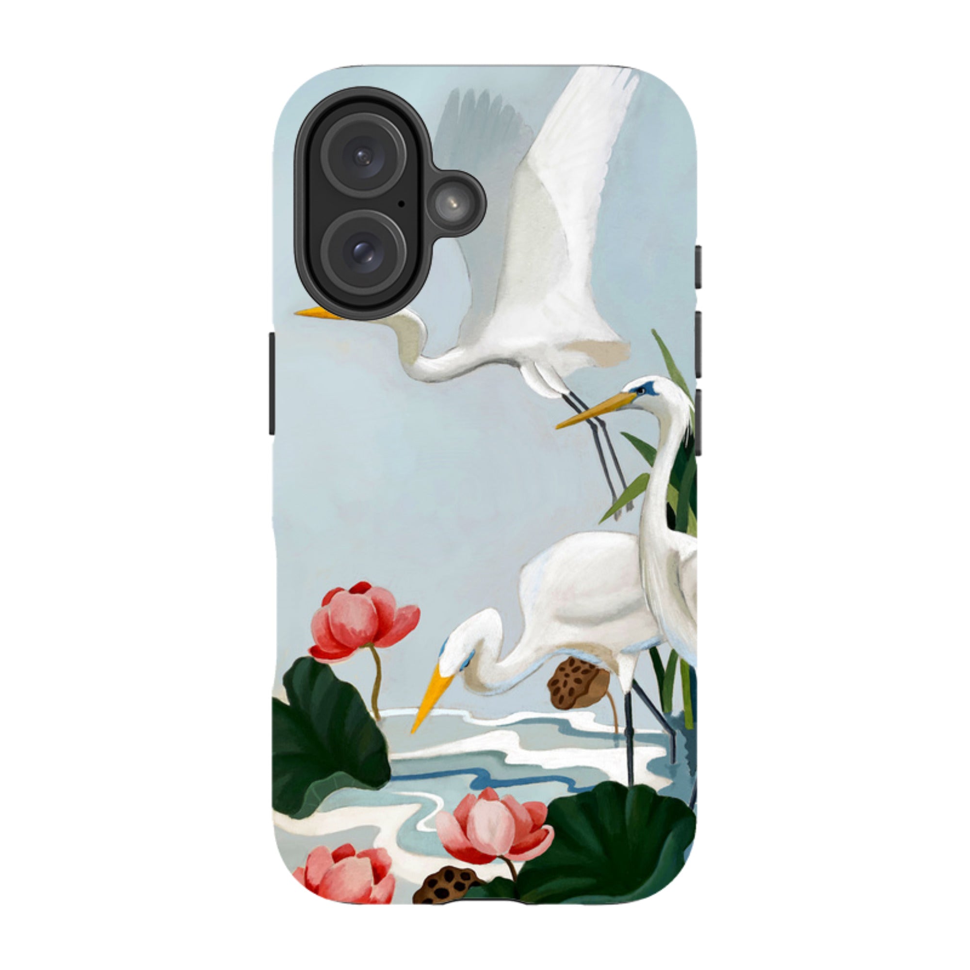 iPhone Tough Case - Egrets And Lillie's By Bex Parkin