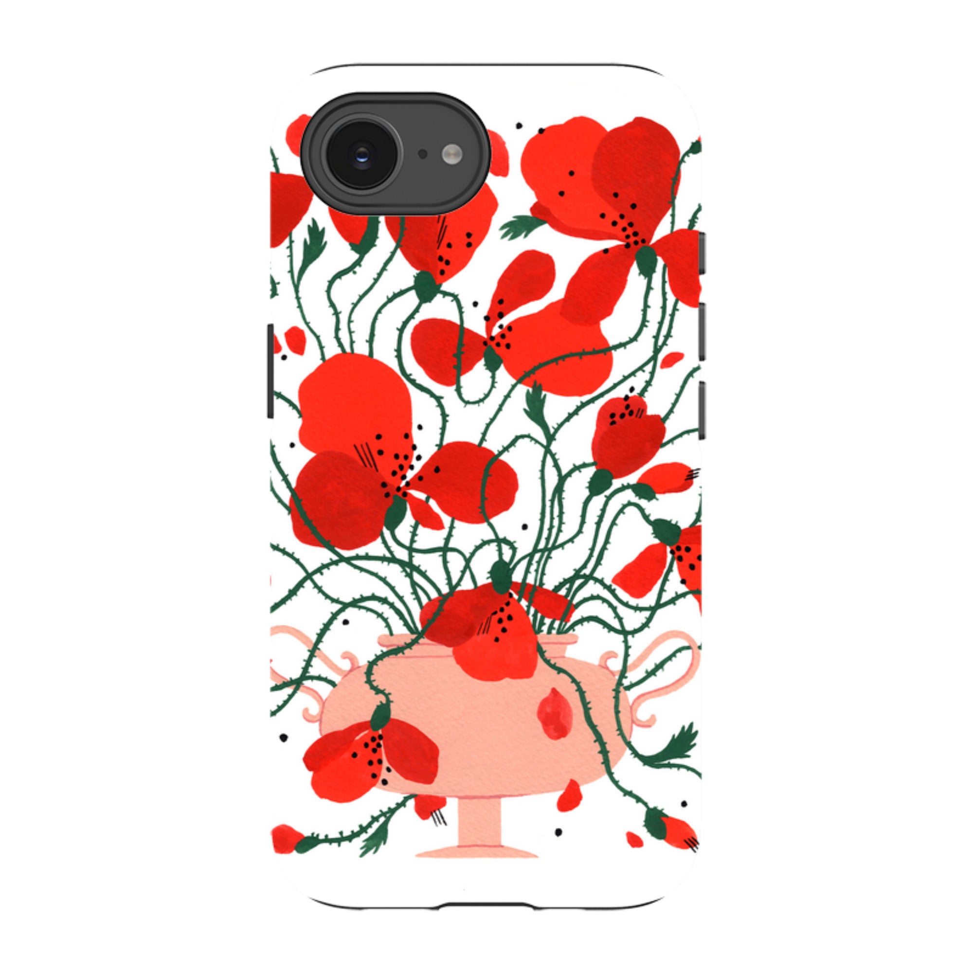 iPhone Tough Case - Poppies By Madalina Andronic